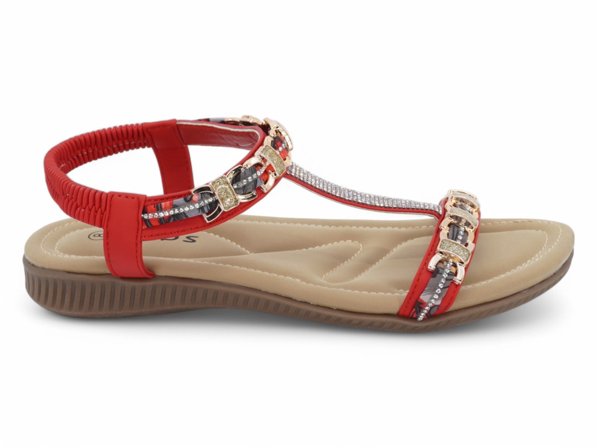 Women's Red Shareen Sandal