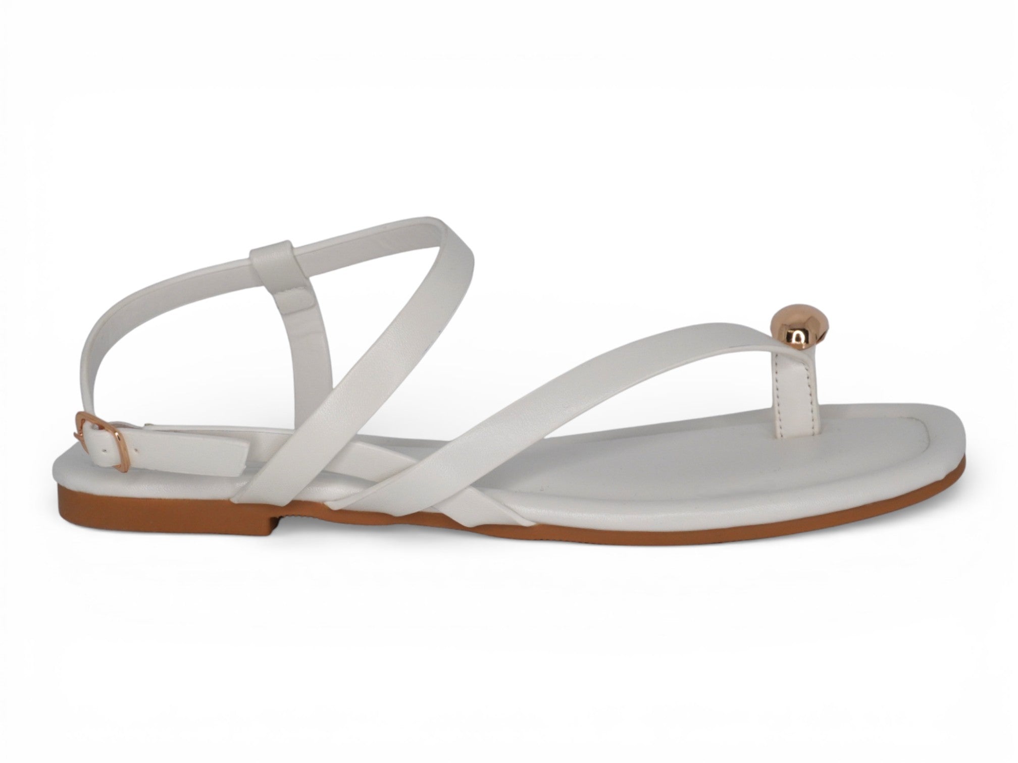 Women's White Farrah Sandal