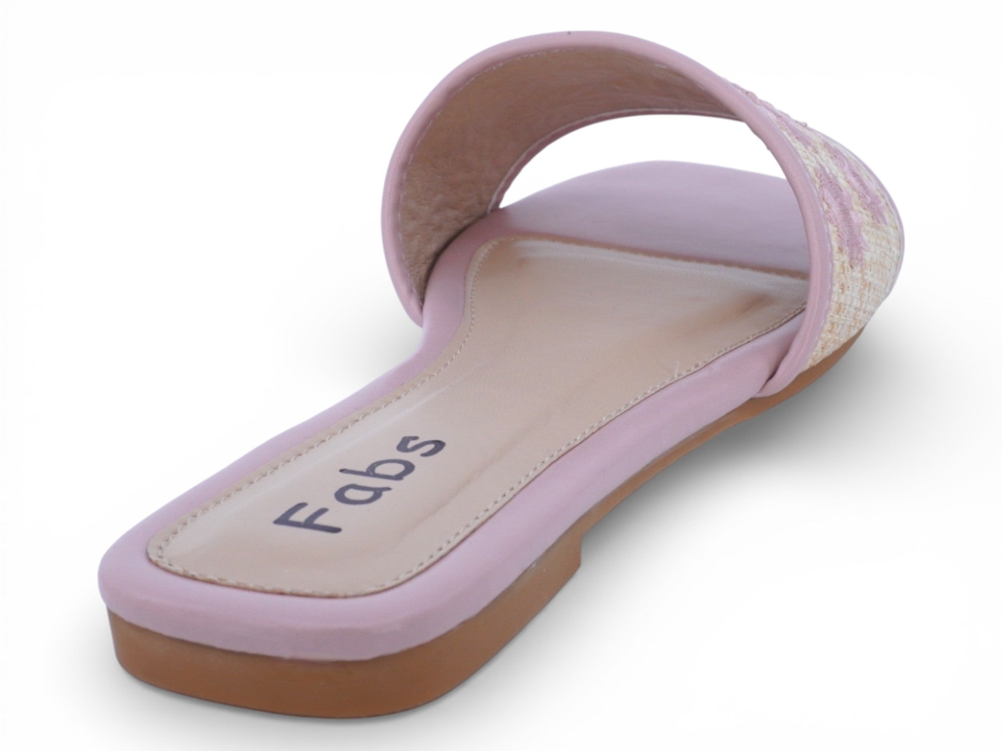 Women's Nude Floral Raffia Sandal