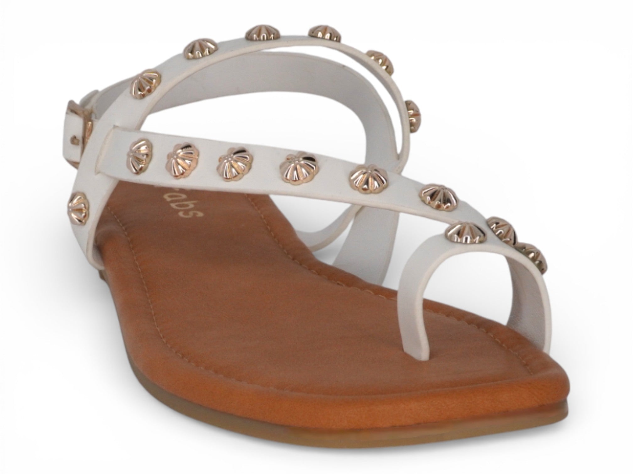 Women's White Crystalla Sandal