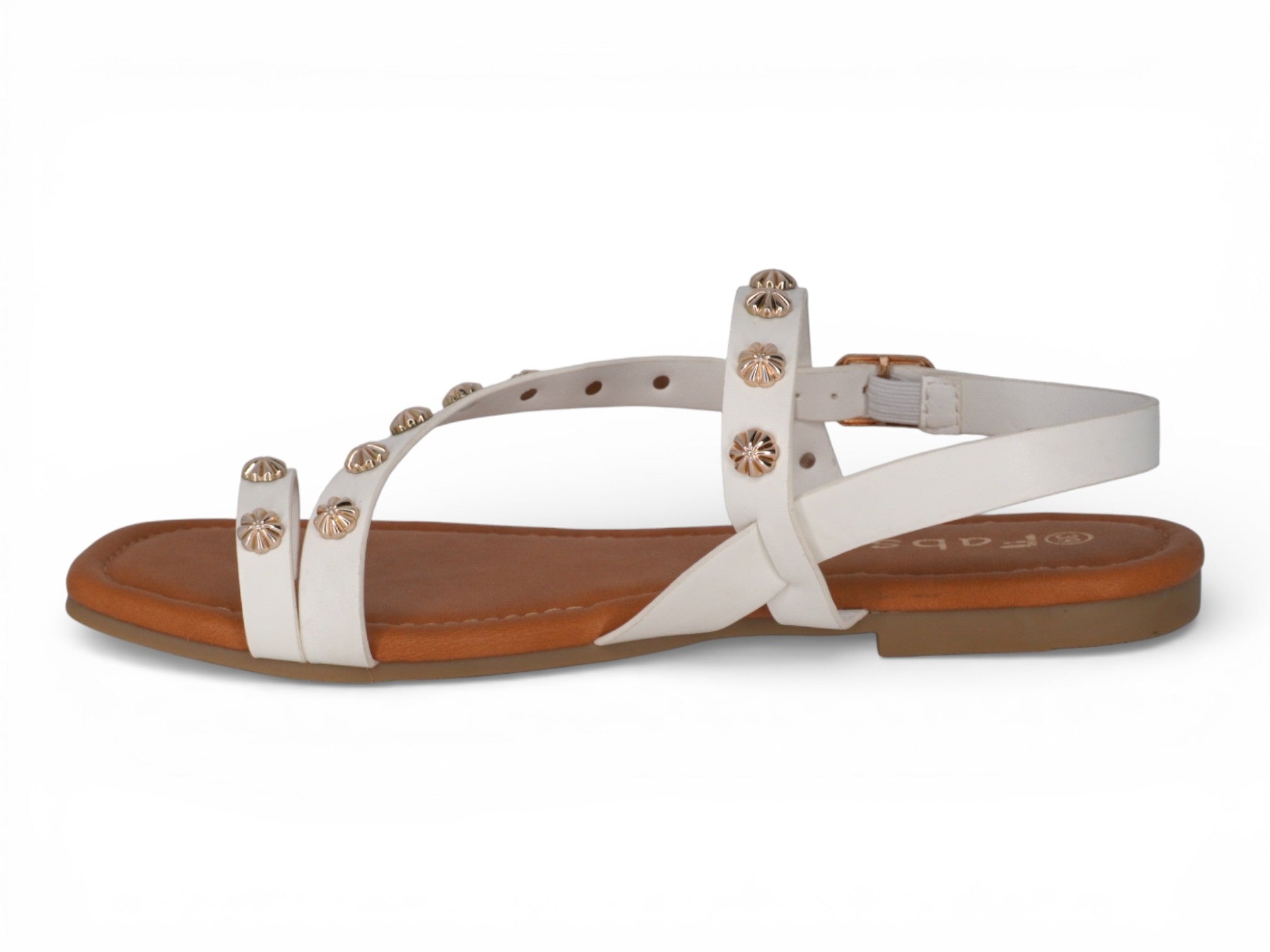 Women's White Crystalla Sandal