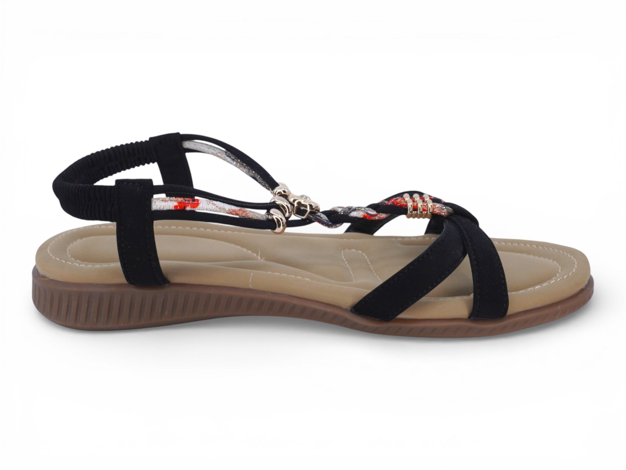 Women's Black Joni Padded Sandal
