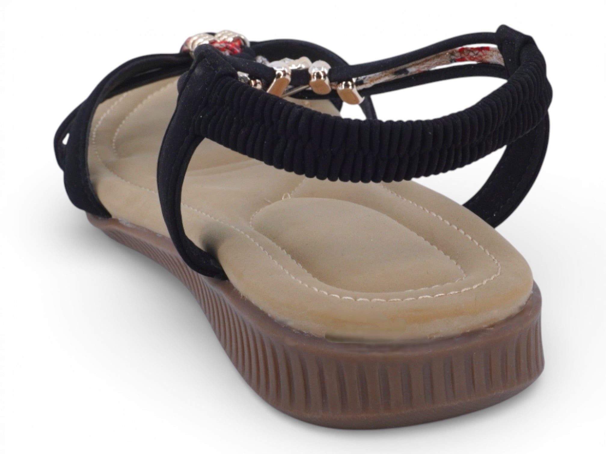 Women's Black Joni Padded Sandal