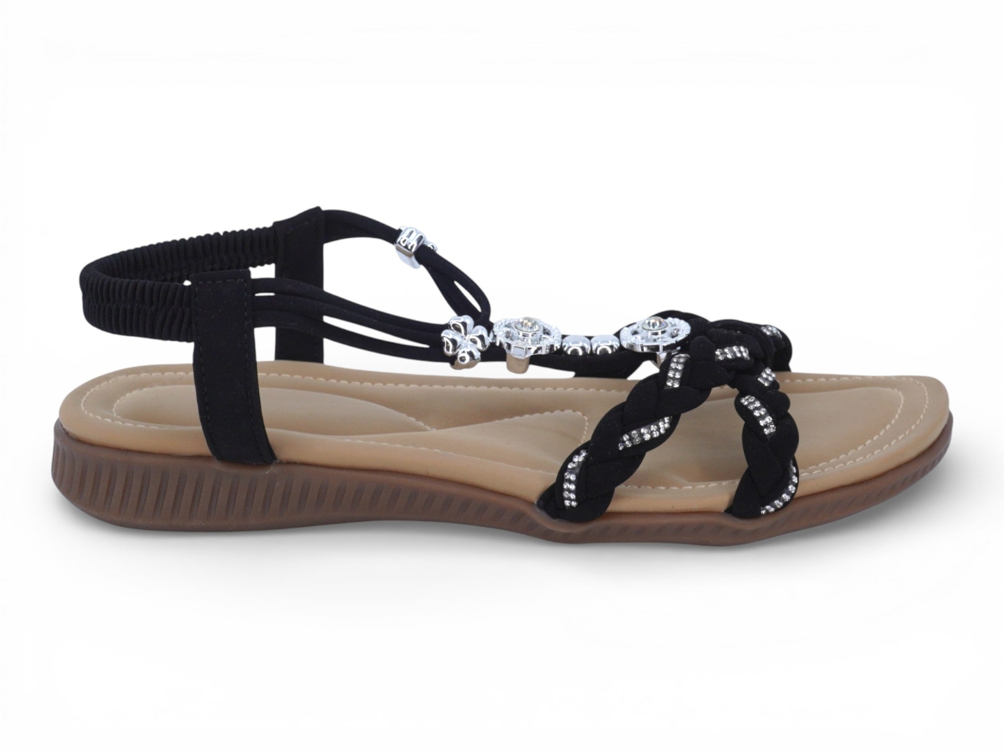 Women's Black Brexlee Padded Sandal