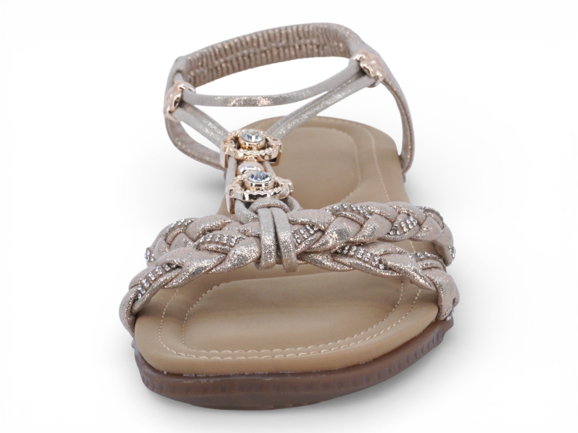 Women's Gold Brexlee Padded Sandal