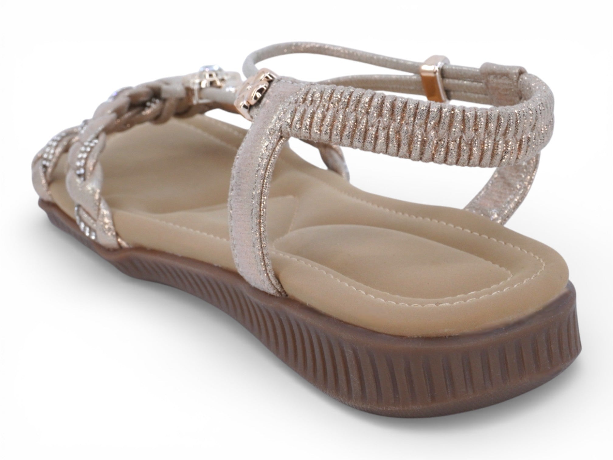 Women's Gold Brexlee Padded Sandal