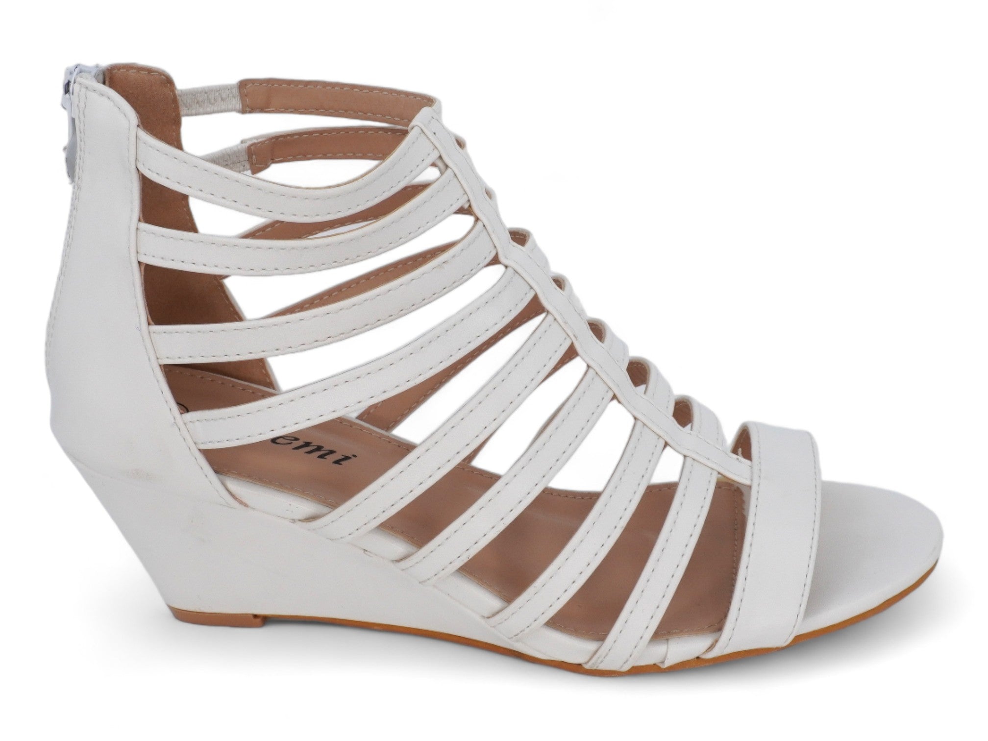 Women's White Raisa Wedge
