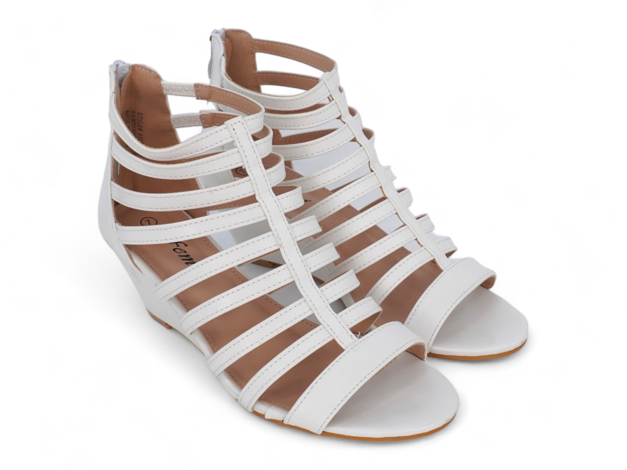 Women's White Raisa Wedge