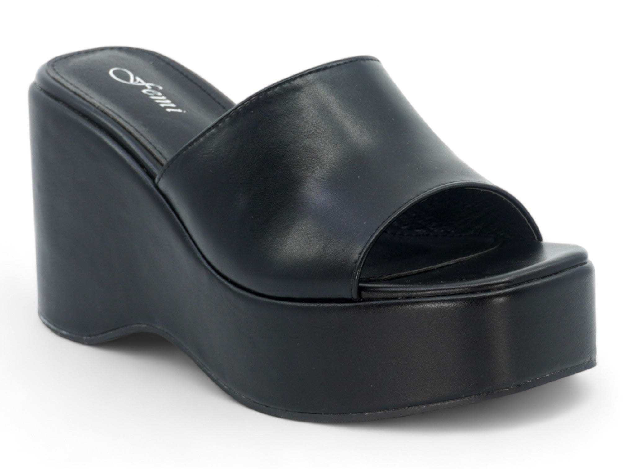 Women's Black Priscilla Wedge