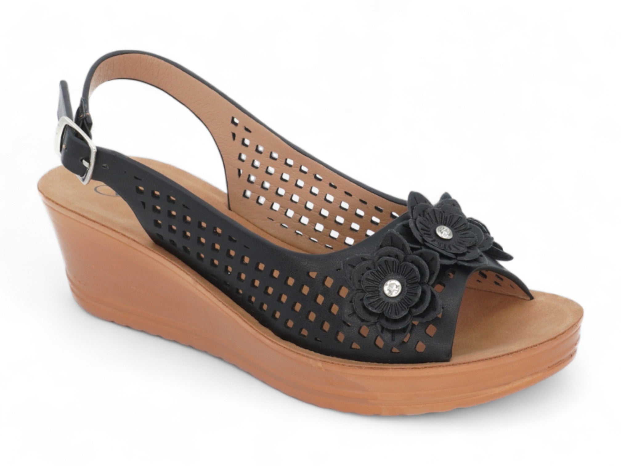 Women's Black Pheobe Wedge