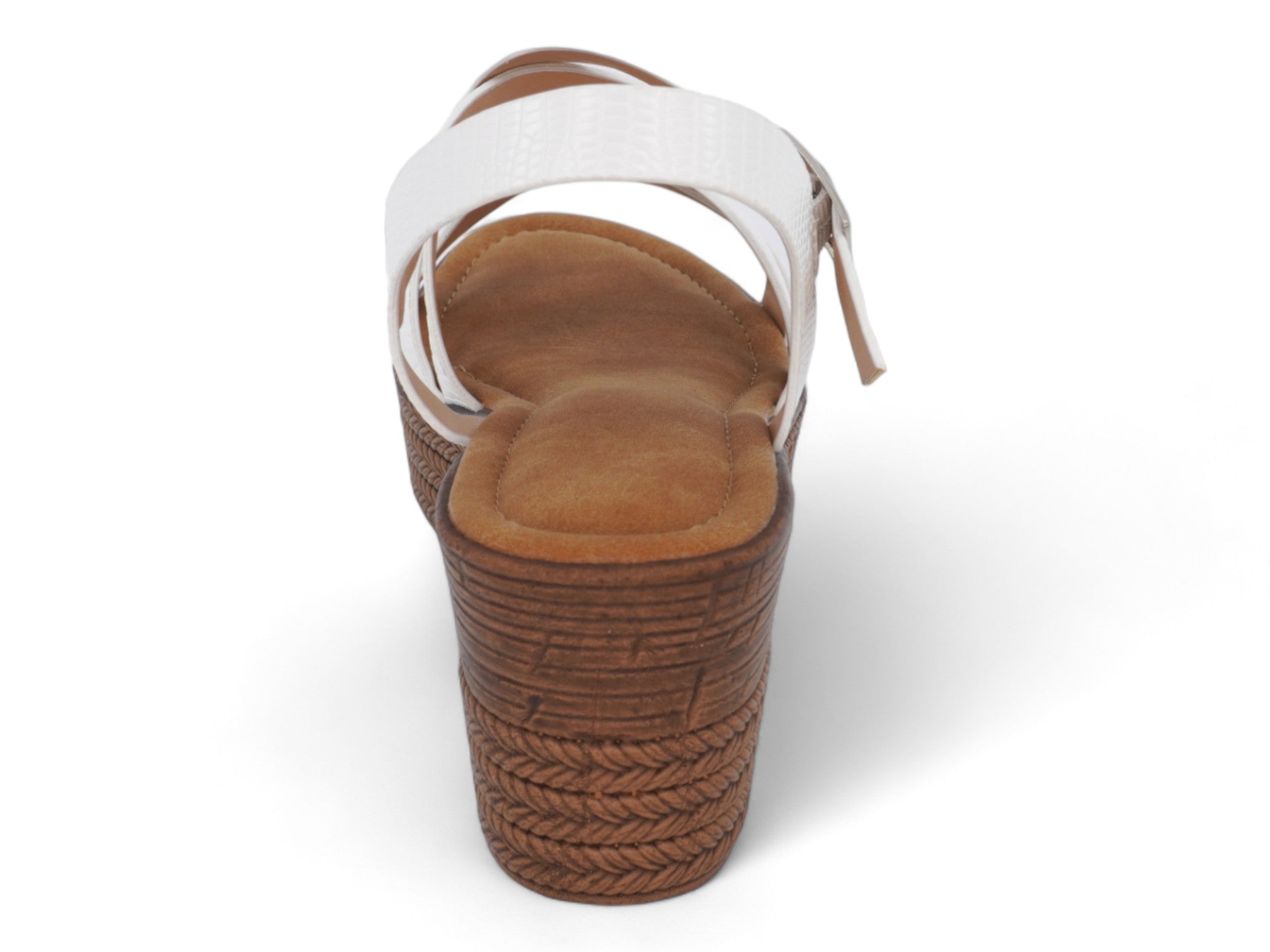 Women's White Zelda Wedge