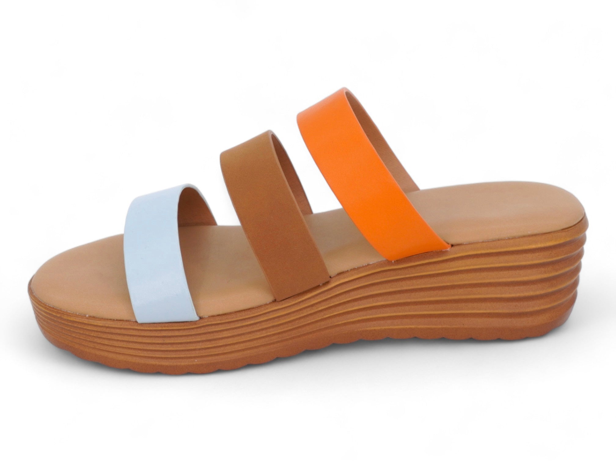 Women's Orange & Blue Everly Wedge