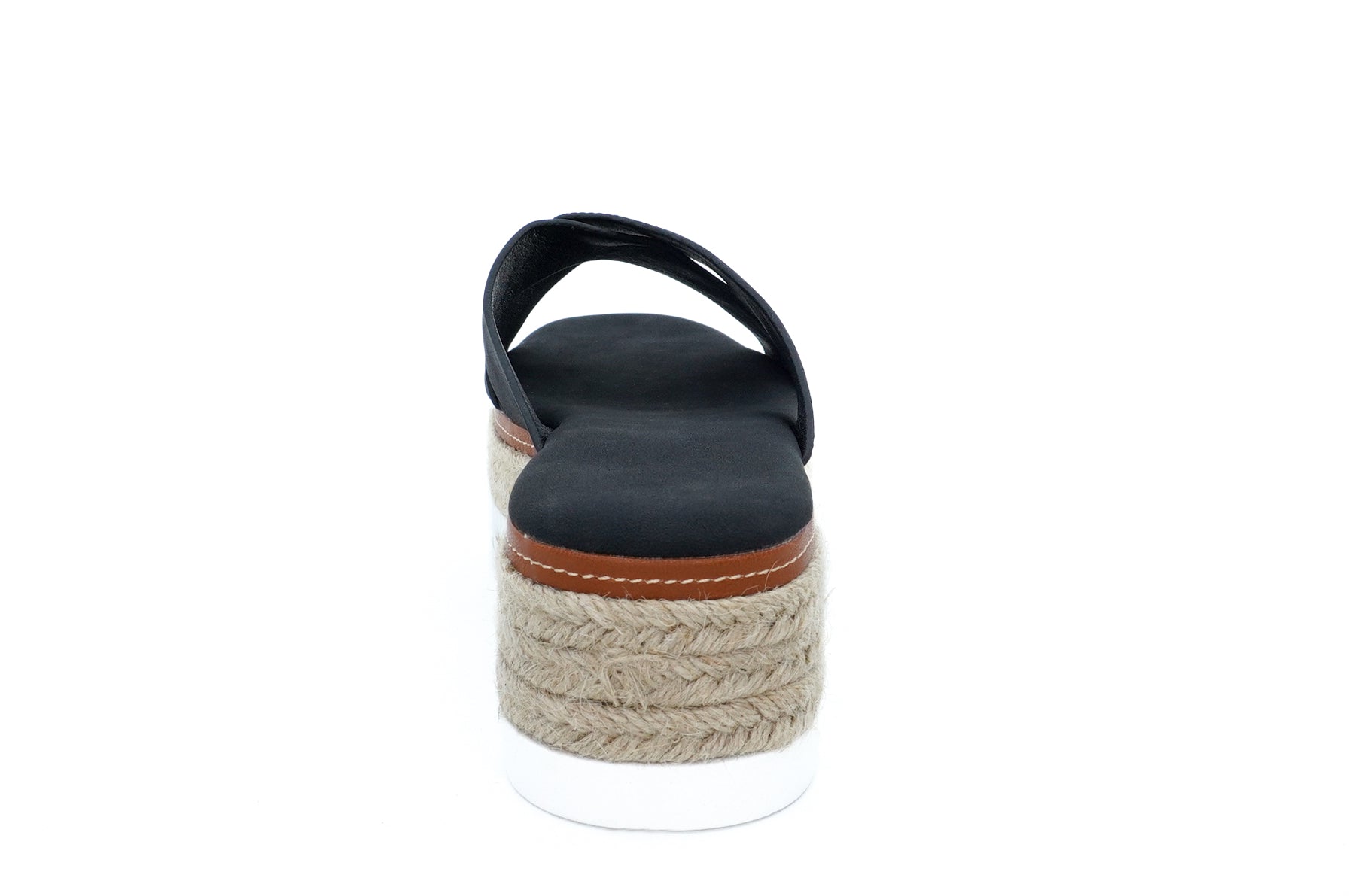 Women's Black Paisley Wedge