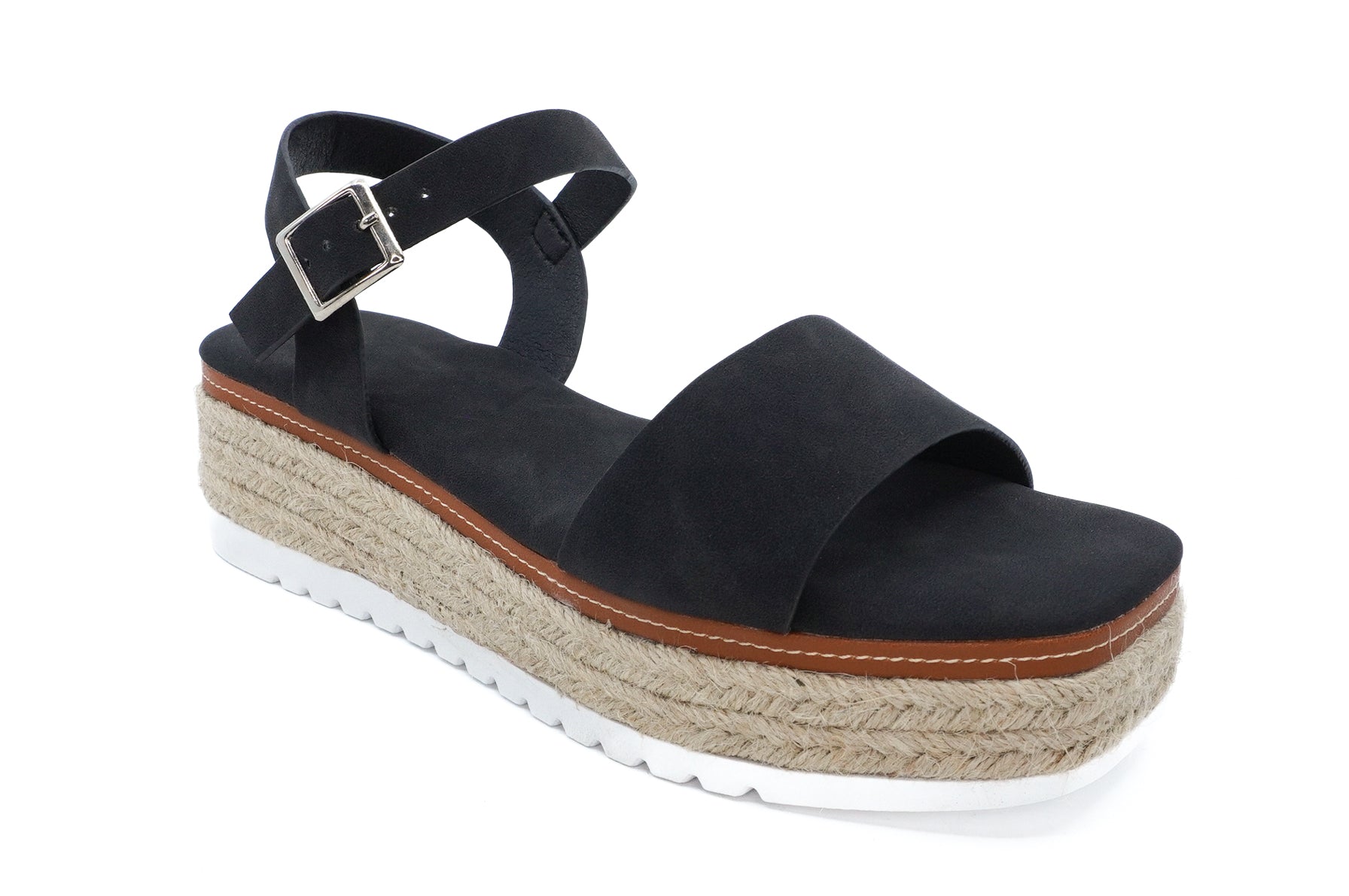 Women's Black Leilani Platform Espadrille