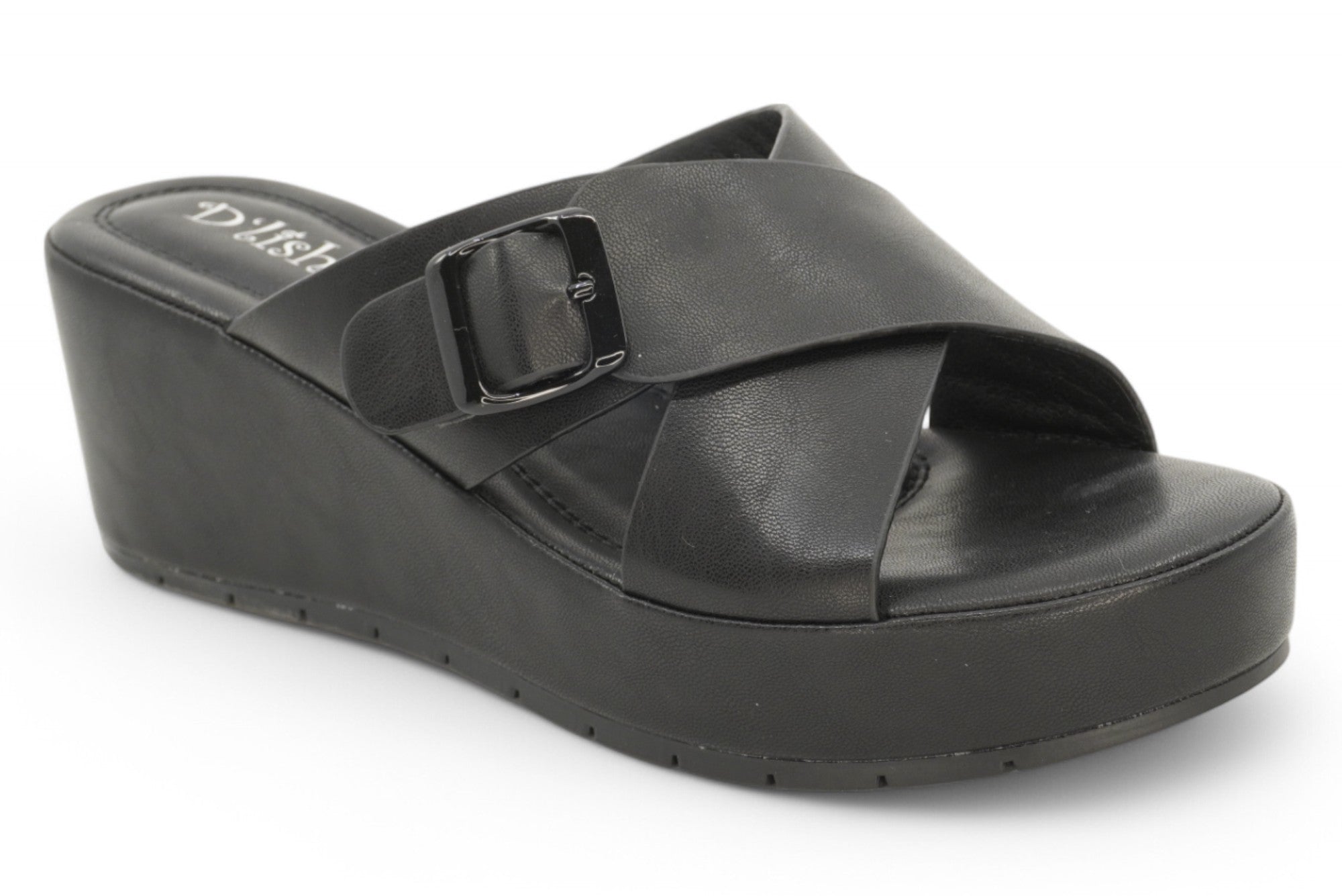 Women's Black Ruby Wedge