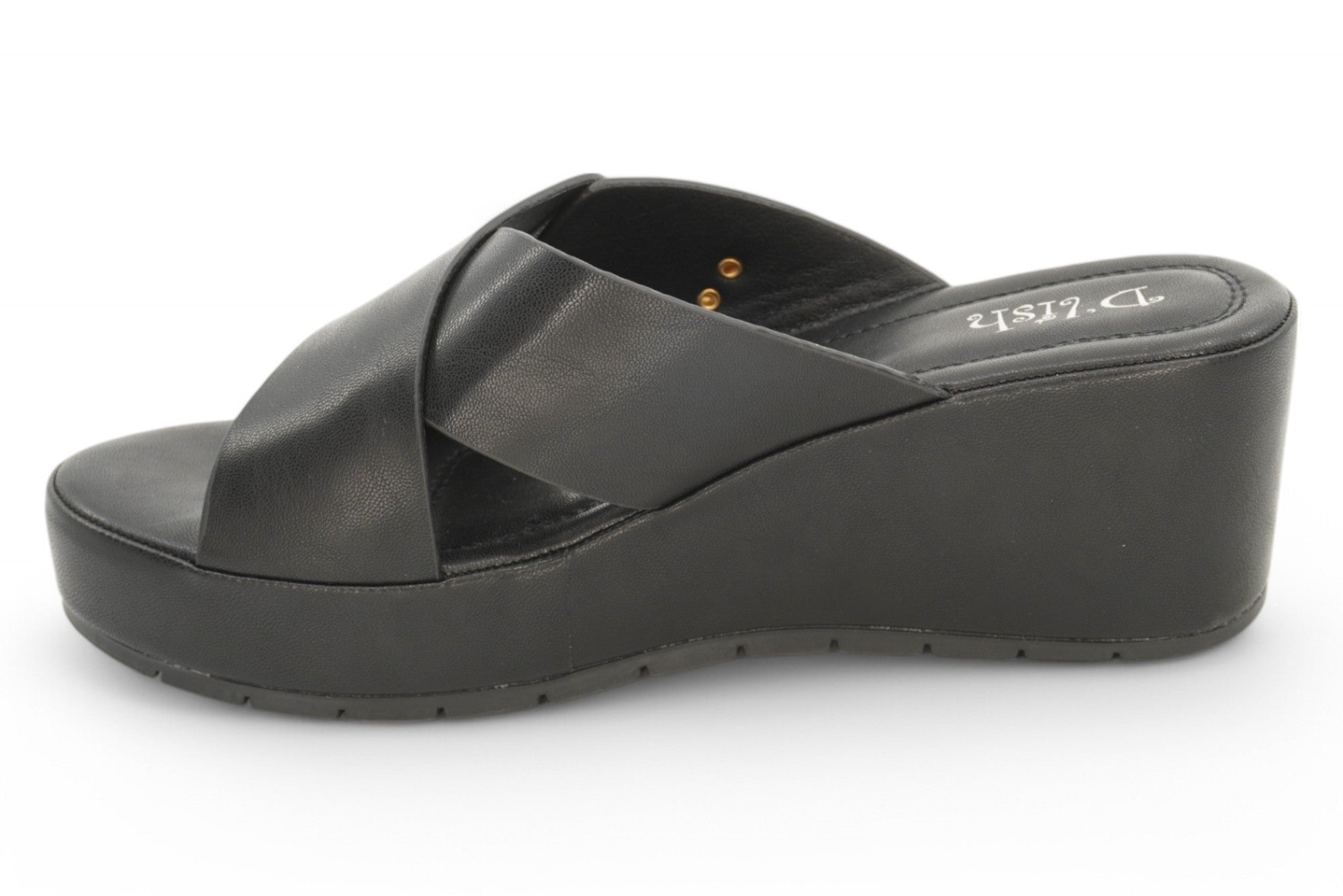 Women's Black Ruby Wedge