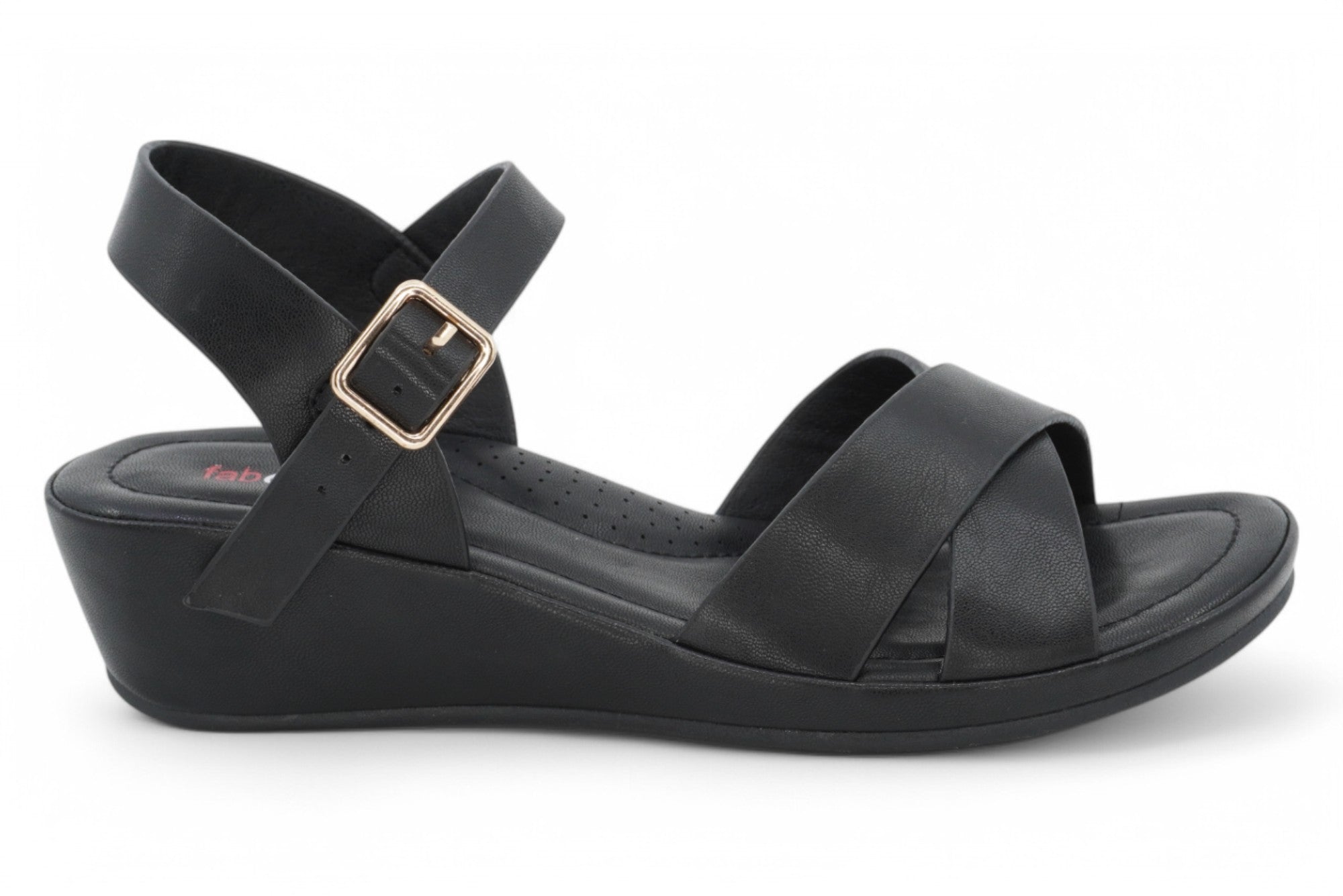 Women's Black Pandora Wedge