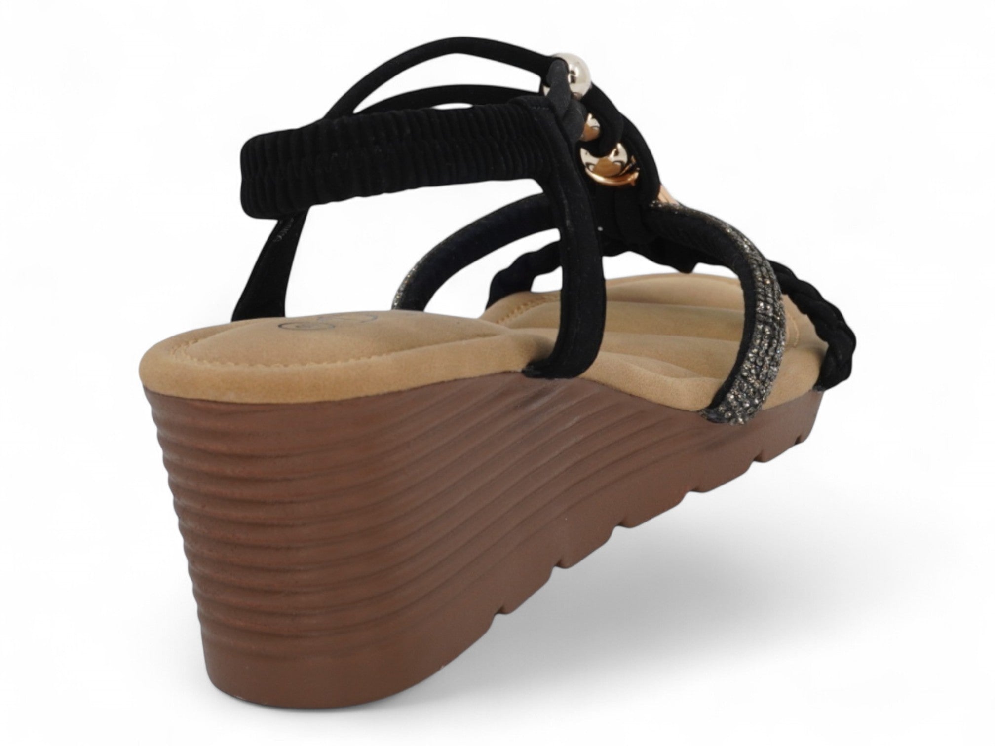 Women's Black Kiara Wedge