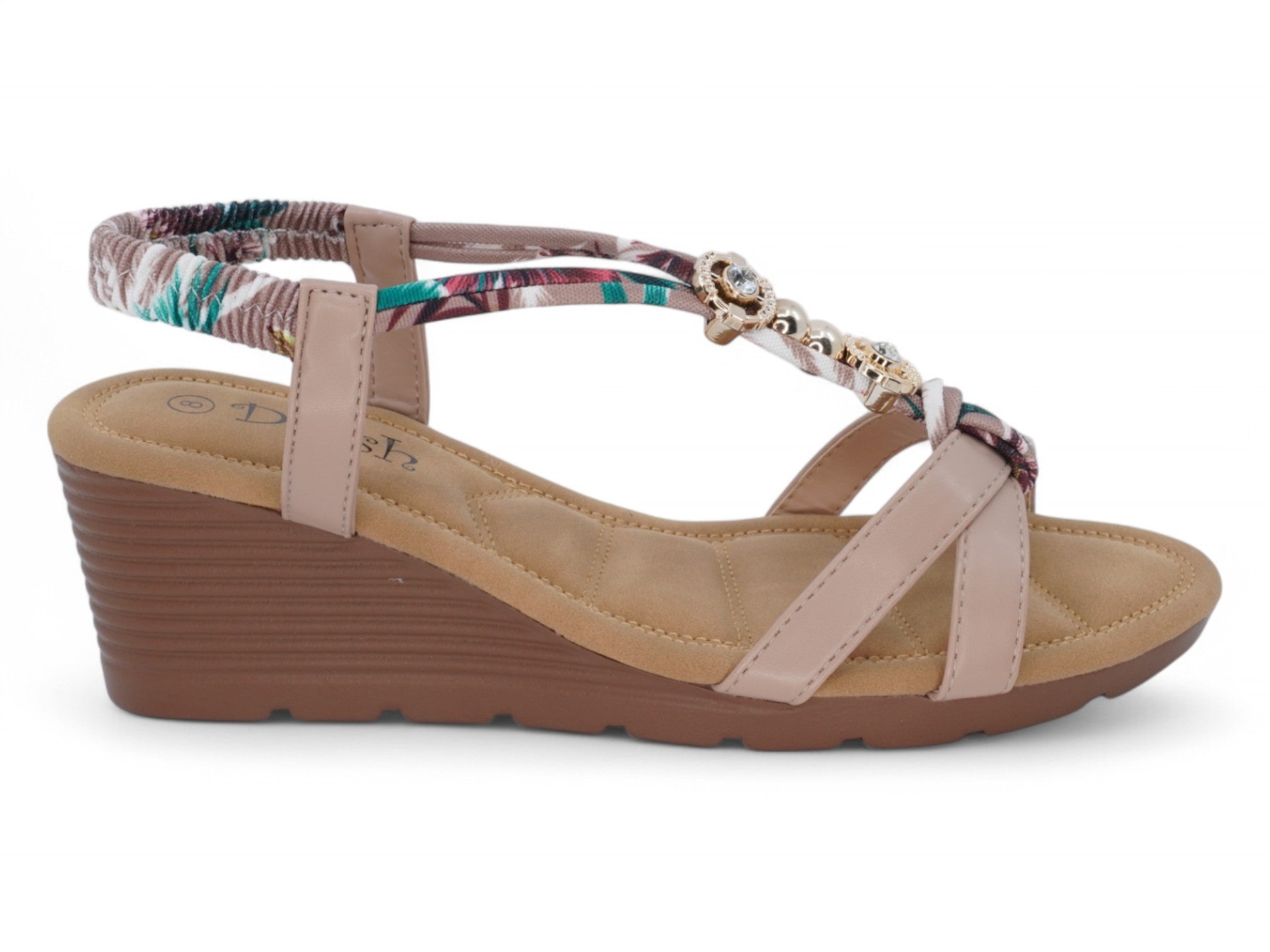 Women's Nude Bahama Wedge