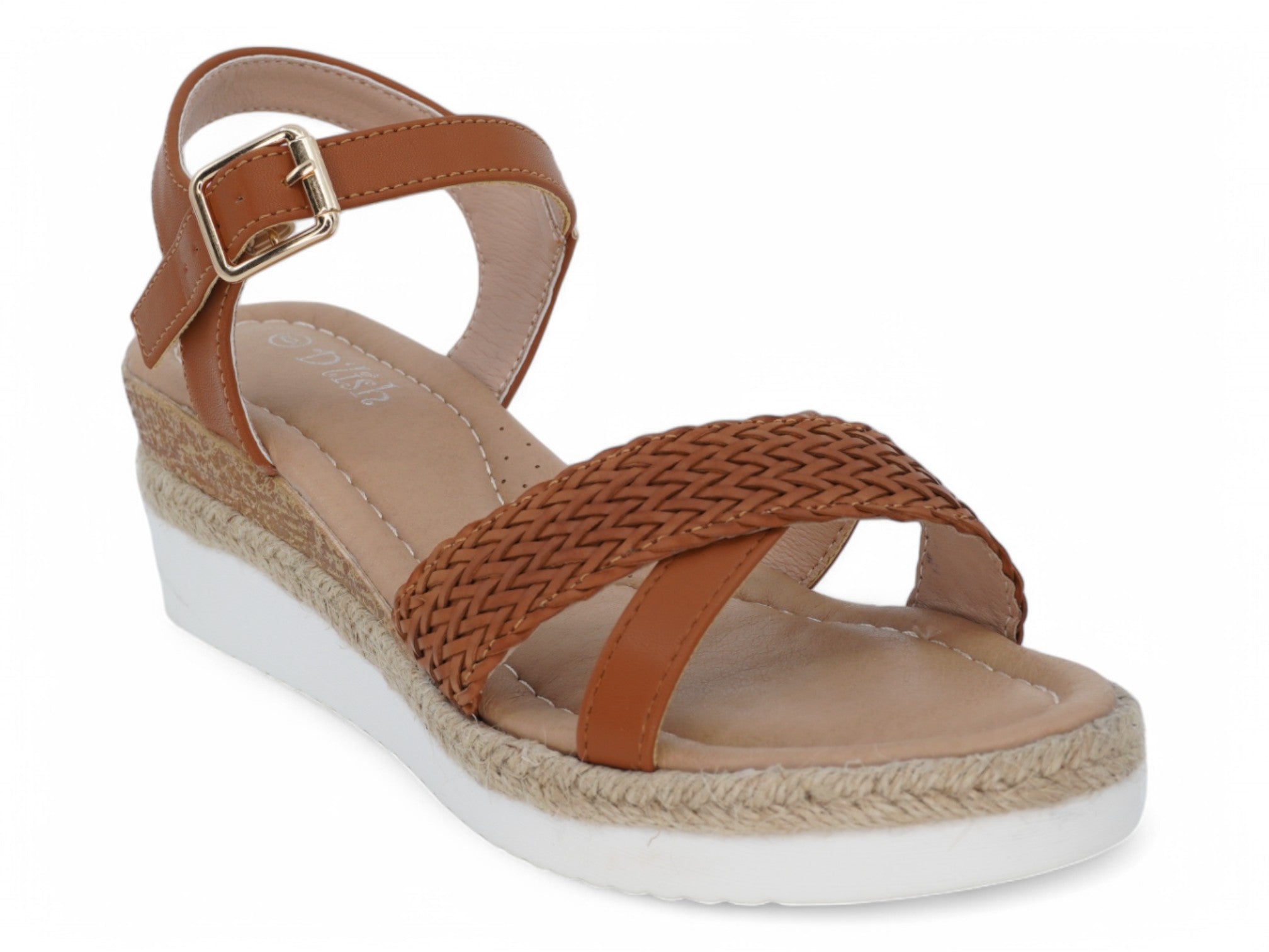 Women's Cognac Una Wedge