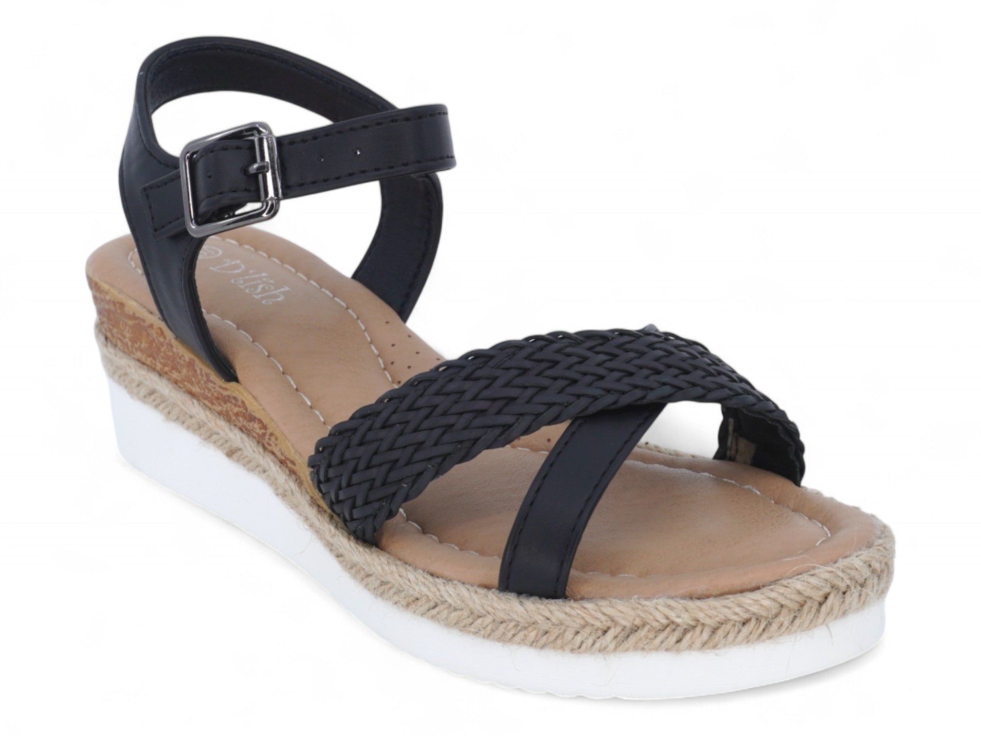 Women's Black Una Wedge
