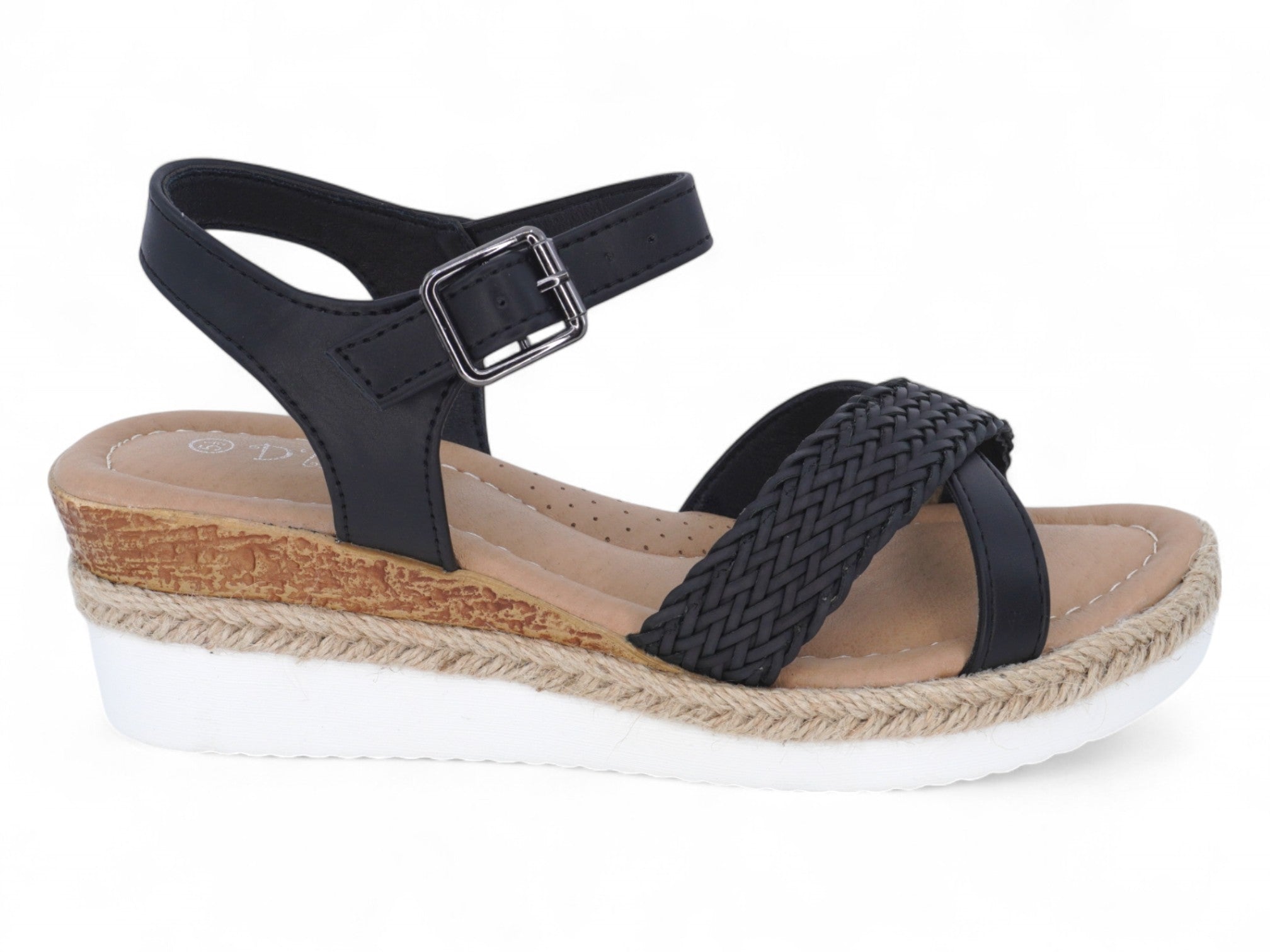 Women's Black Una Wedge