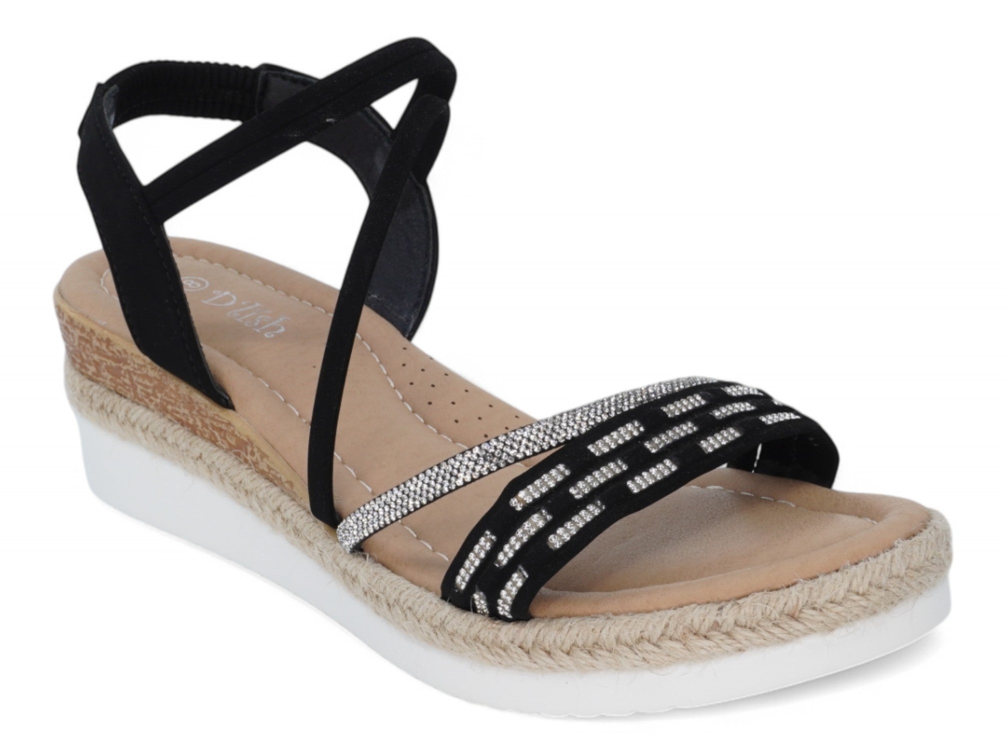 Women's Black Alexia Wedge