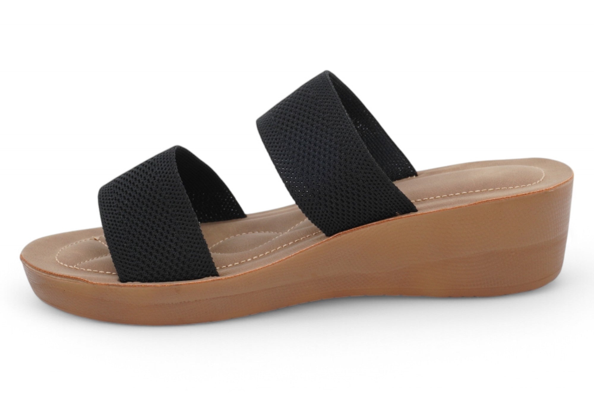 Women's Black Kaori Wedge