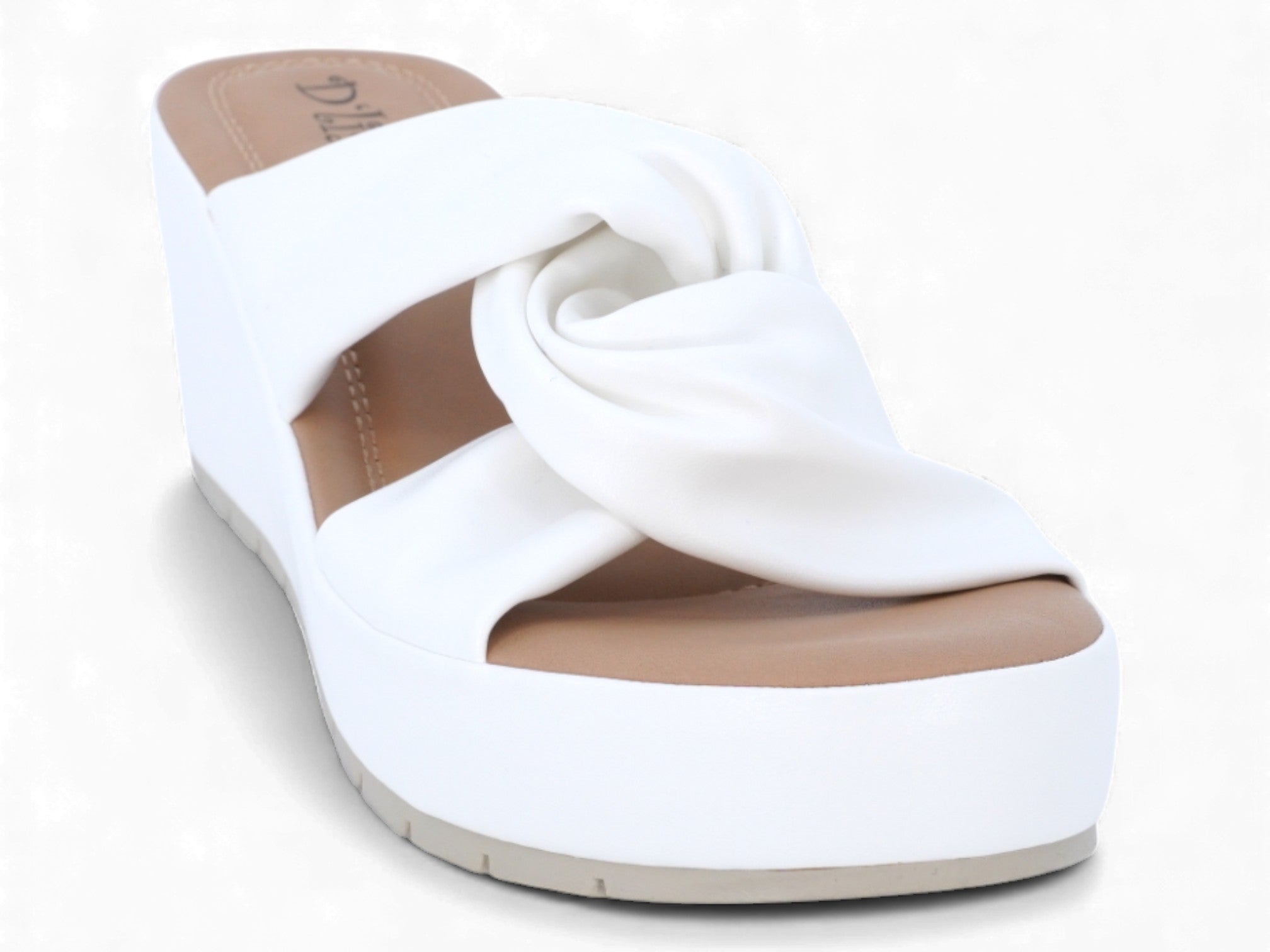 Women's White Odelia Wedge