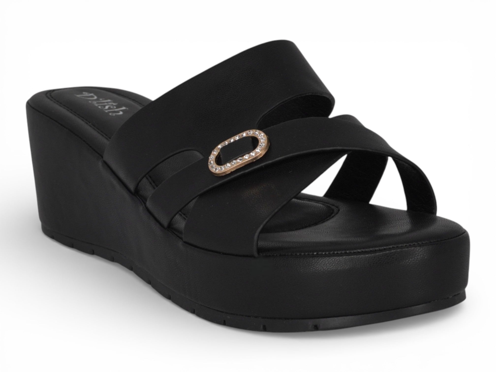 Women's Black Kingsley Wedge