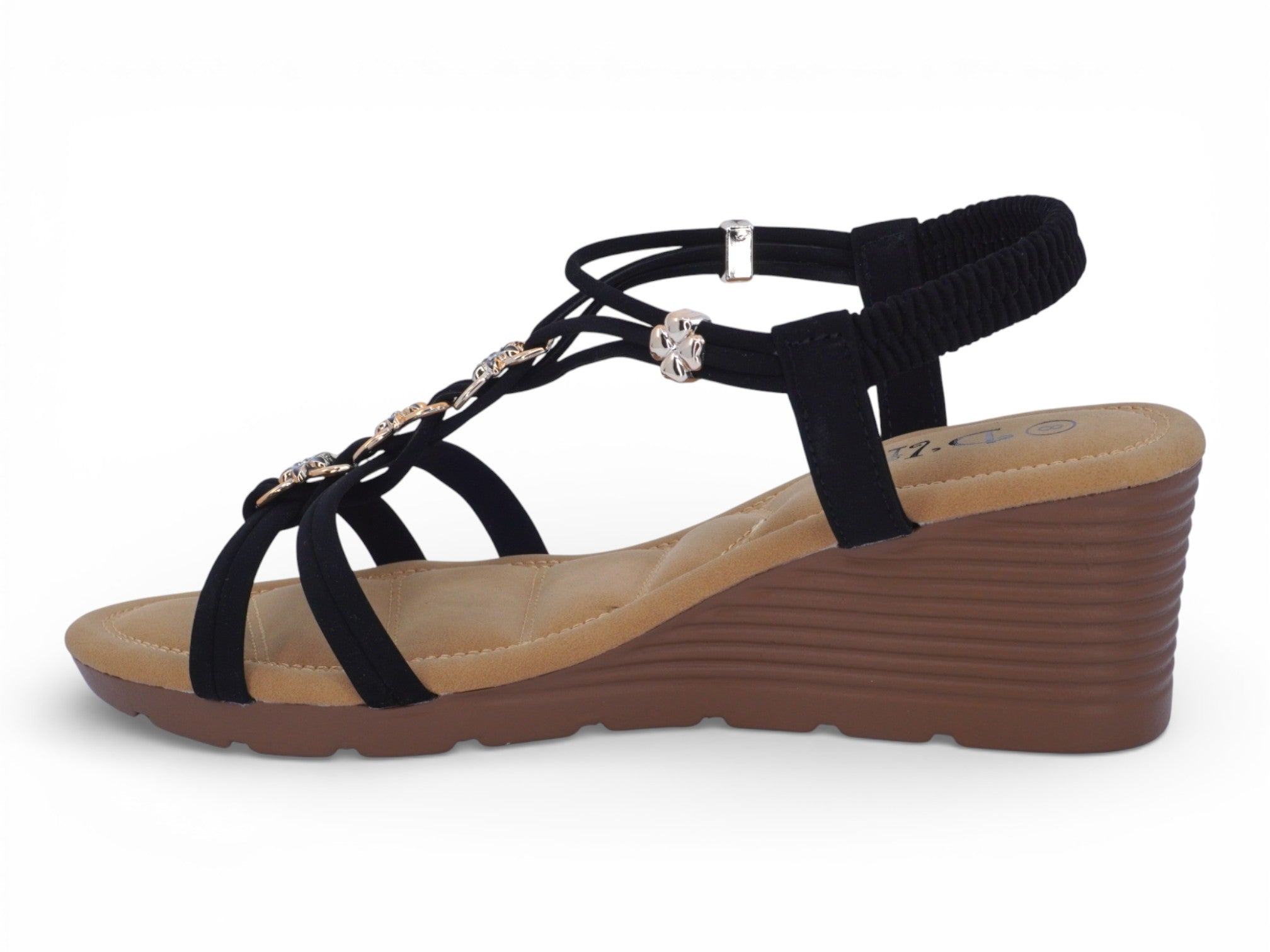 Women's Black Shayla Wedge