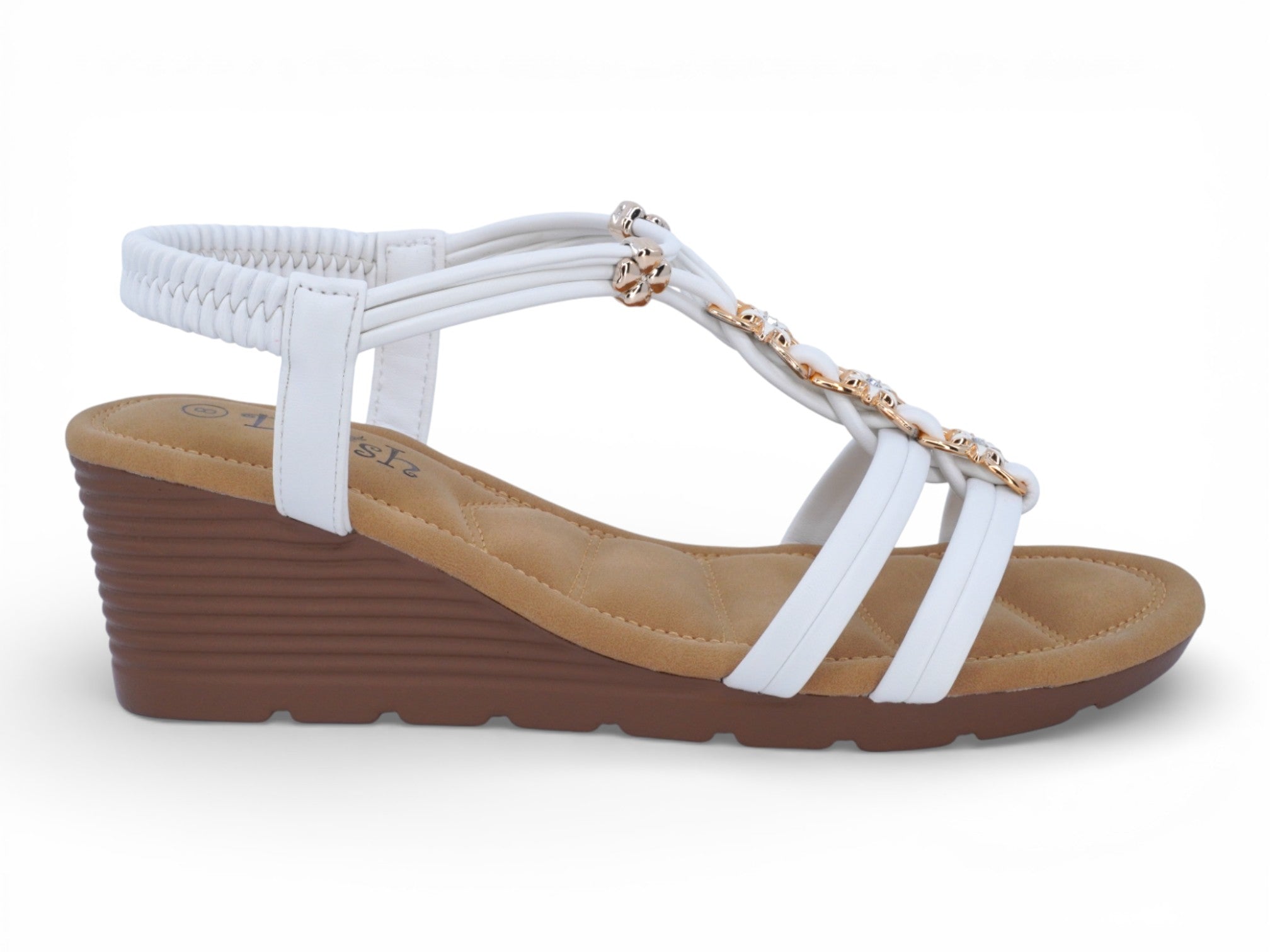 Women's White Shayla Wedge
