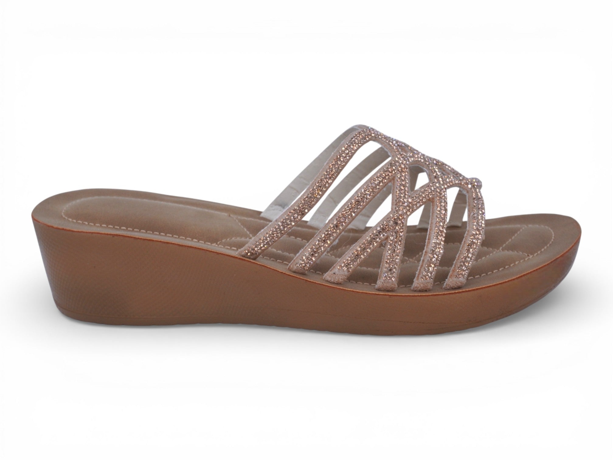 Women's Champagne Hollis Wedge