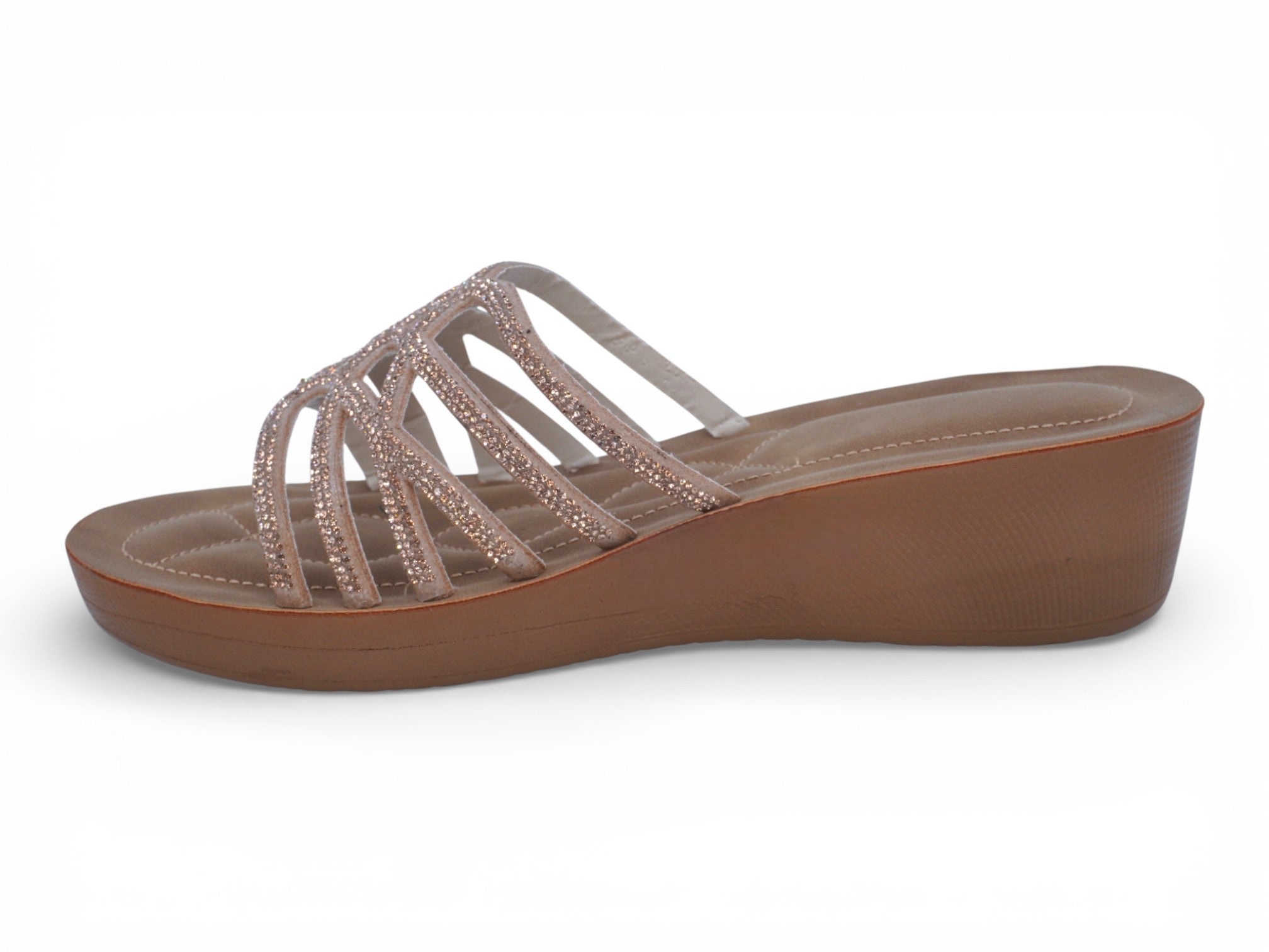 Women's Champagne Hollis Wedge