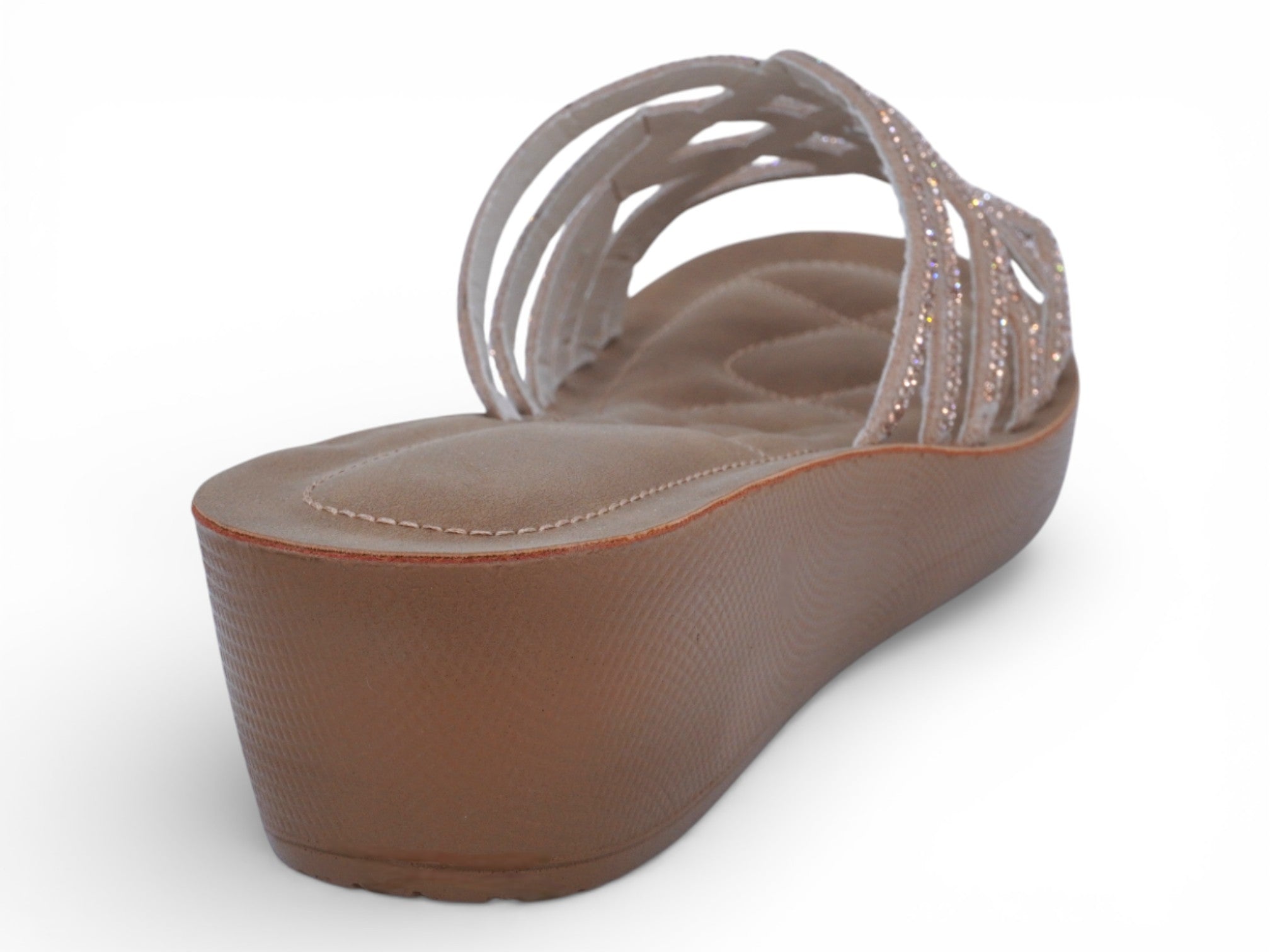 Women's Champagne Hollis Wedge