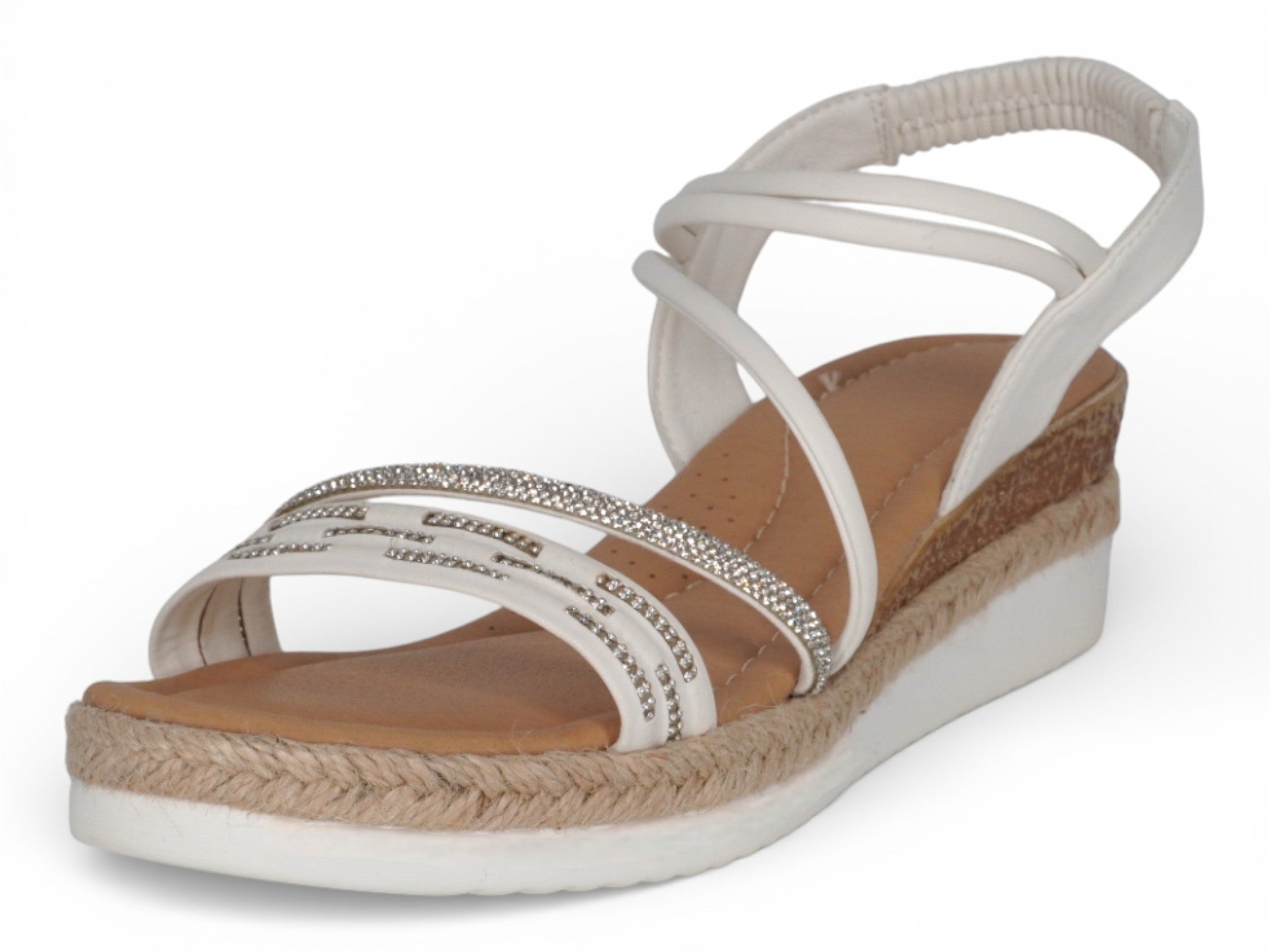 Women's White Alexia Wedge