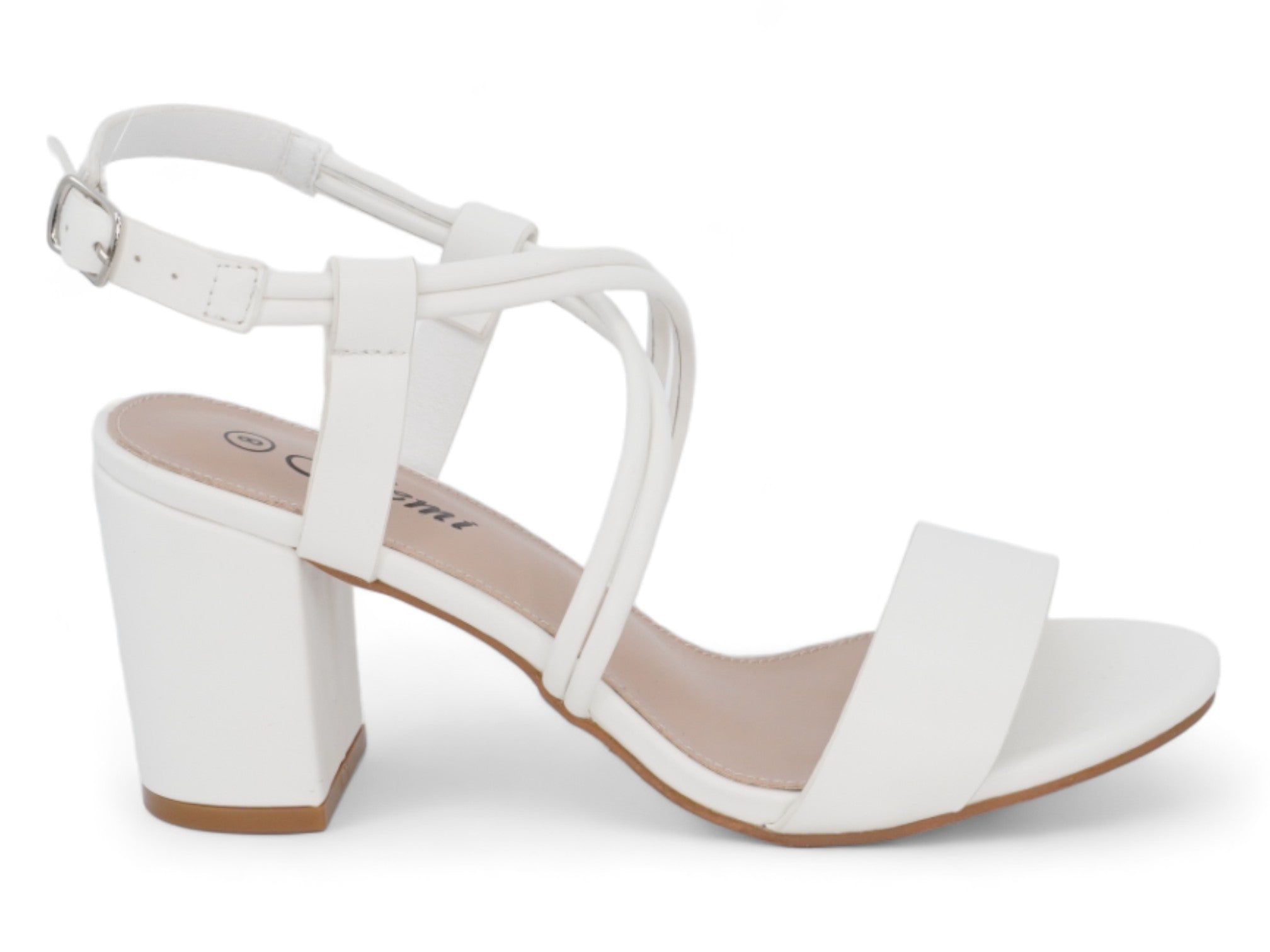 Women's White Indeera Heel