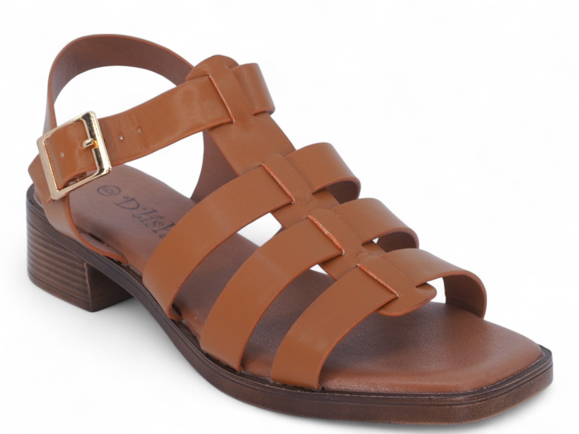 Women's Cognac Gladiator Sandal