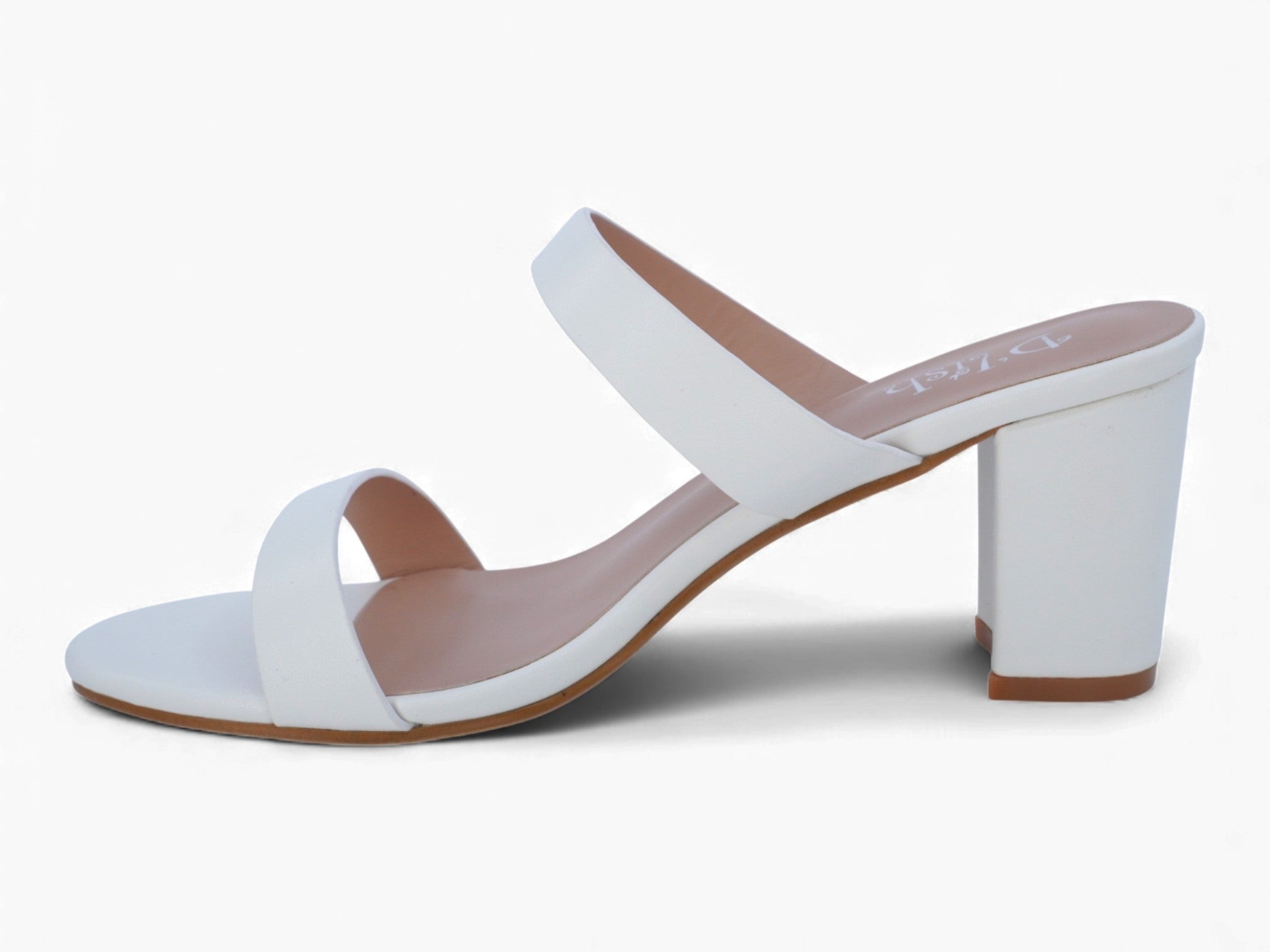 Women's White Diandra Heel
