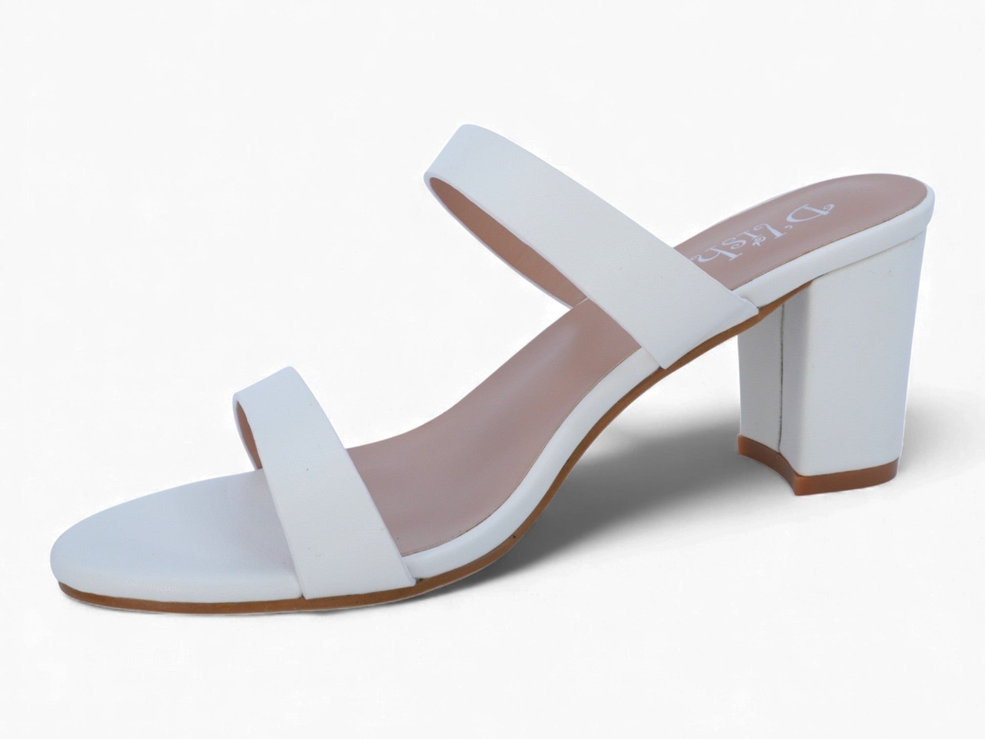 Women's White Diandra Heel