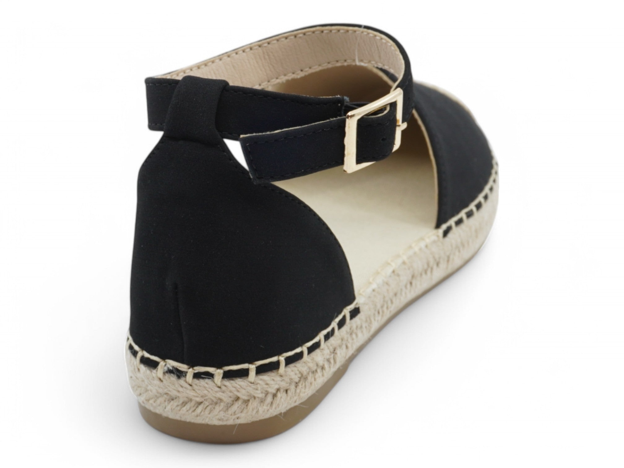 Women's Black Open Shank Shyla Espadrille