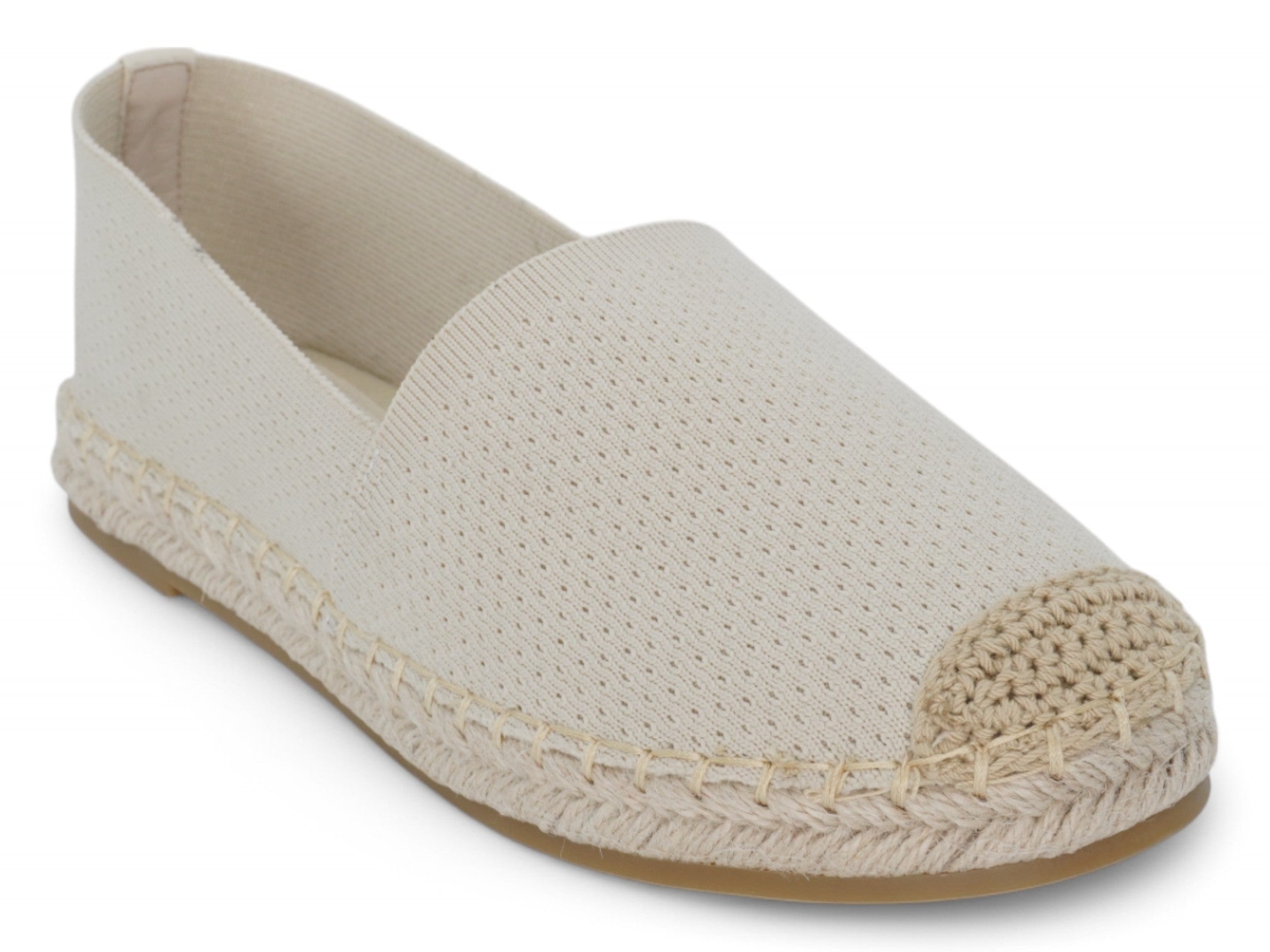 Women's Cream Fly Knit Espadrille