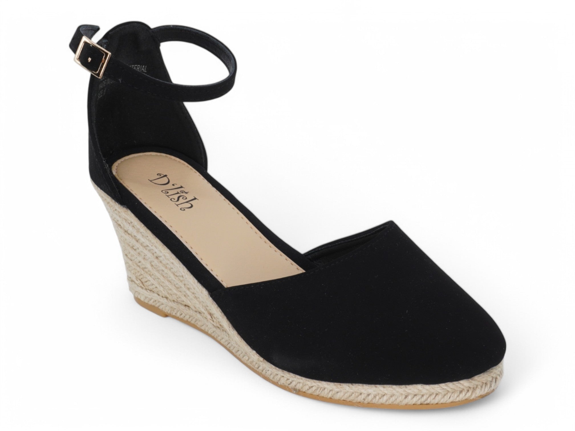 Women's Black Selia Espadrille Wedge