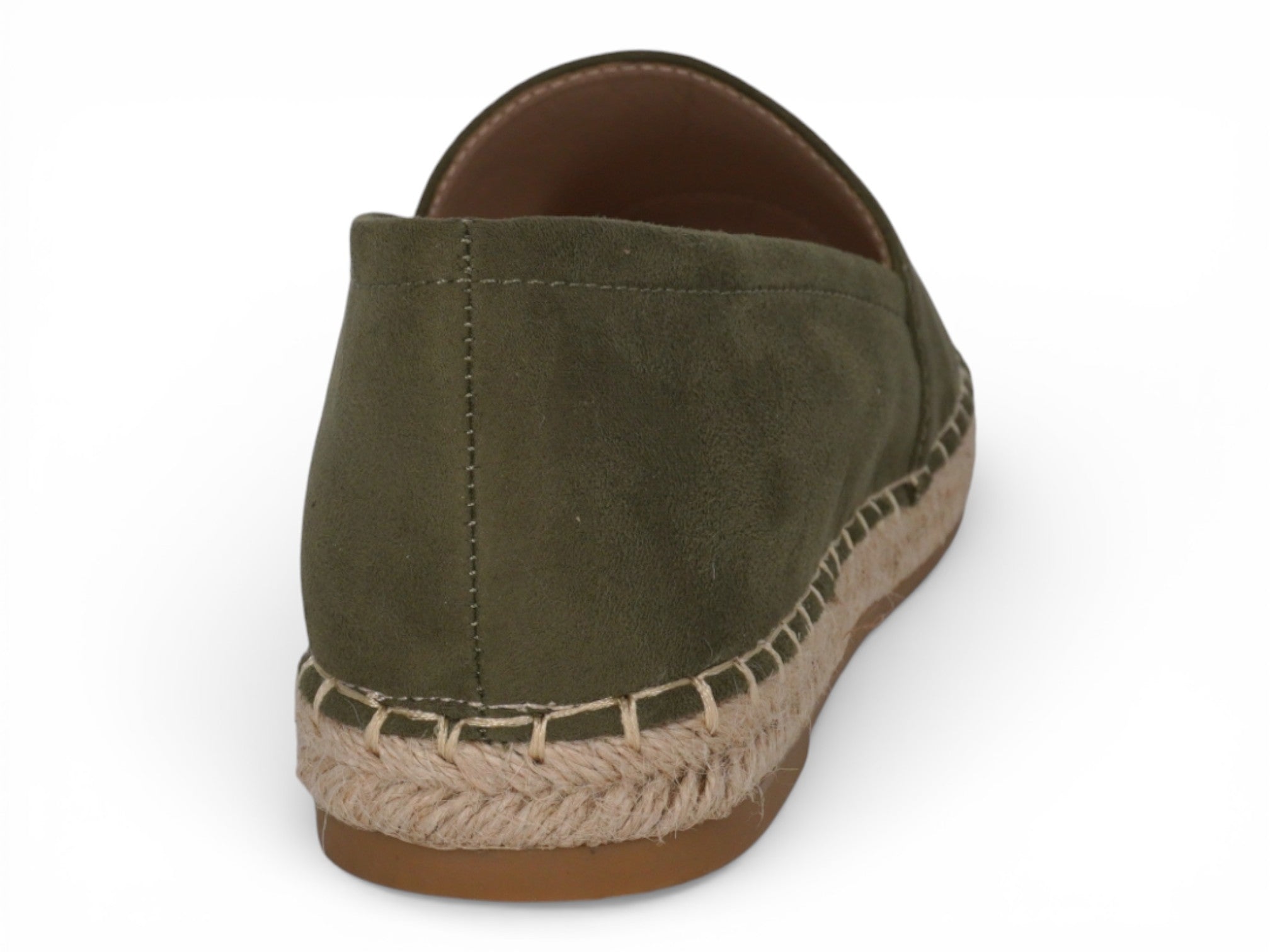 Women's Olive Green Velour Shyla Espadrille