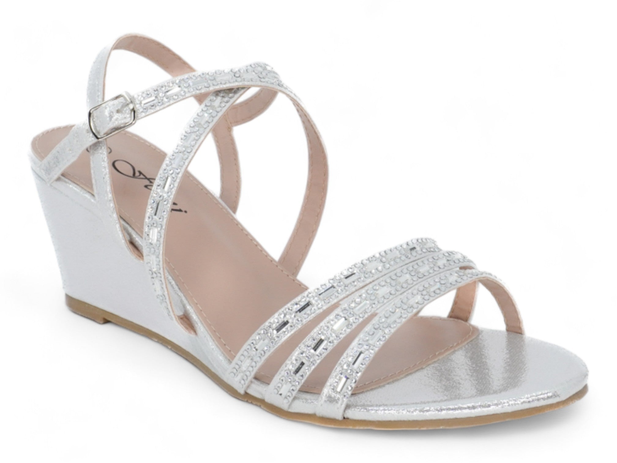 Women's Silver Rianna Wedge