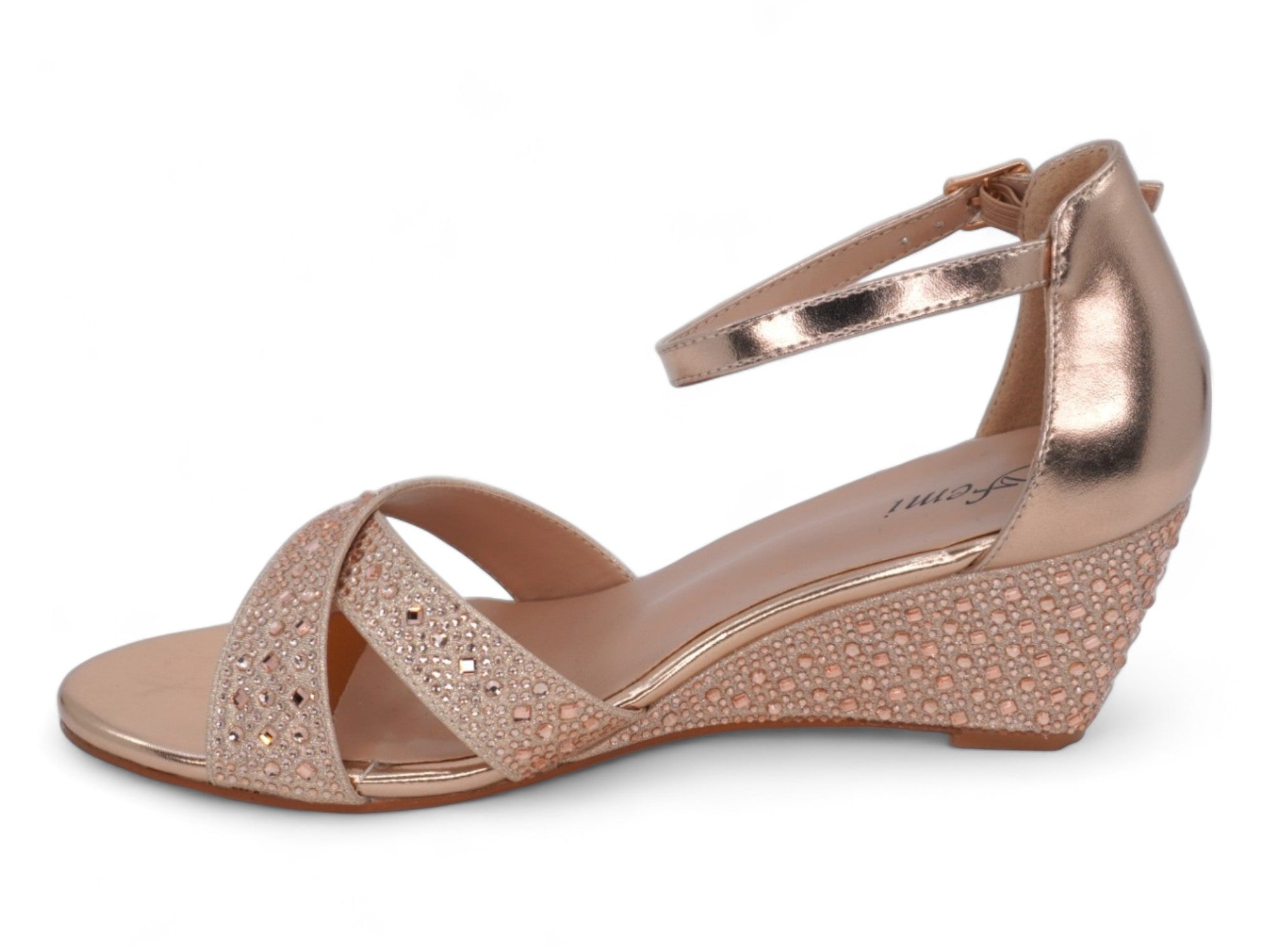 Women's Rose Gold Raven Wedge