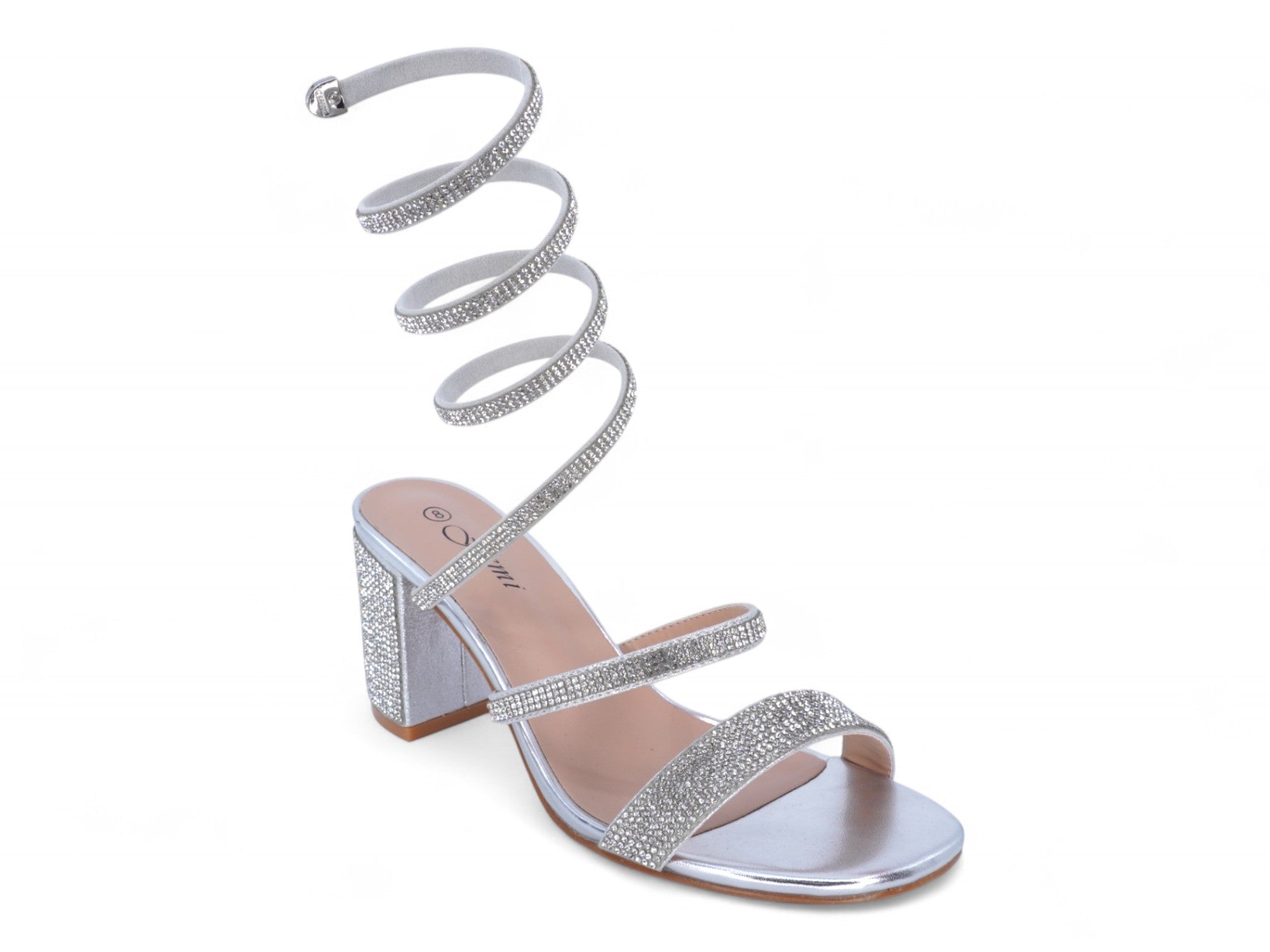 Women's Silver Lennox Spiral Heel