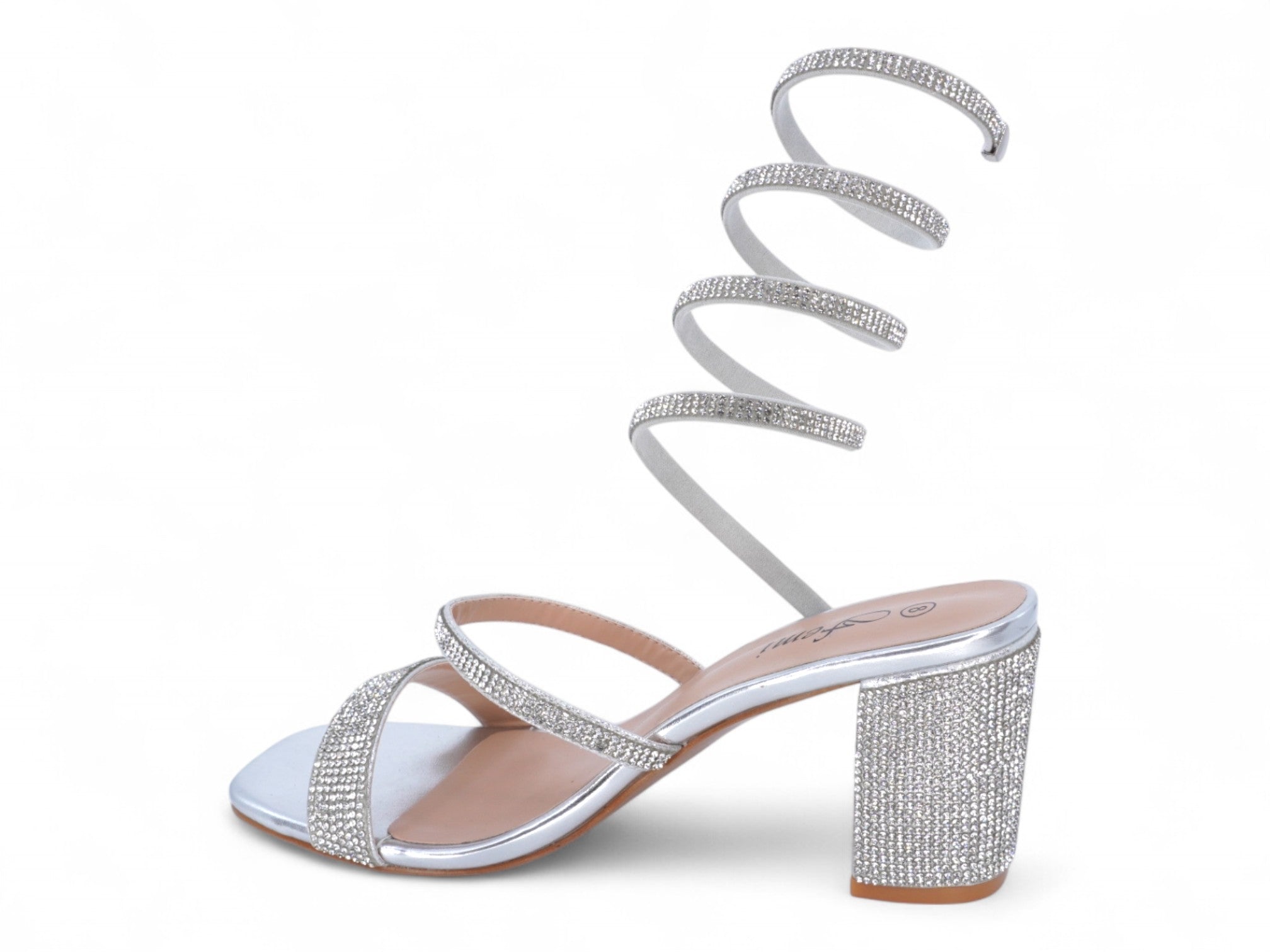 Women's Silver Lennox Spiral Heel