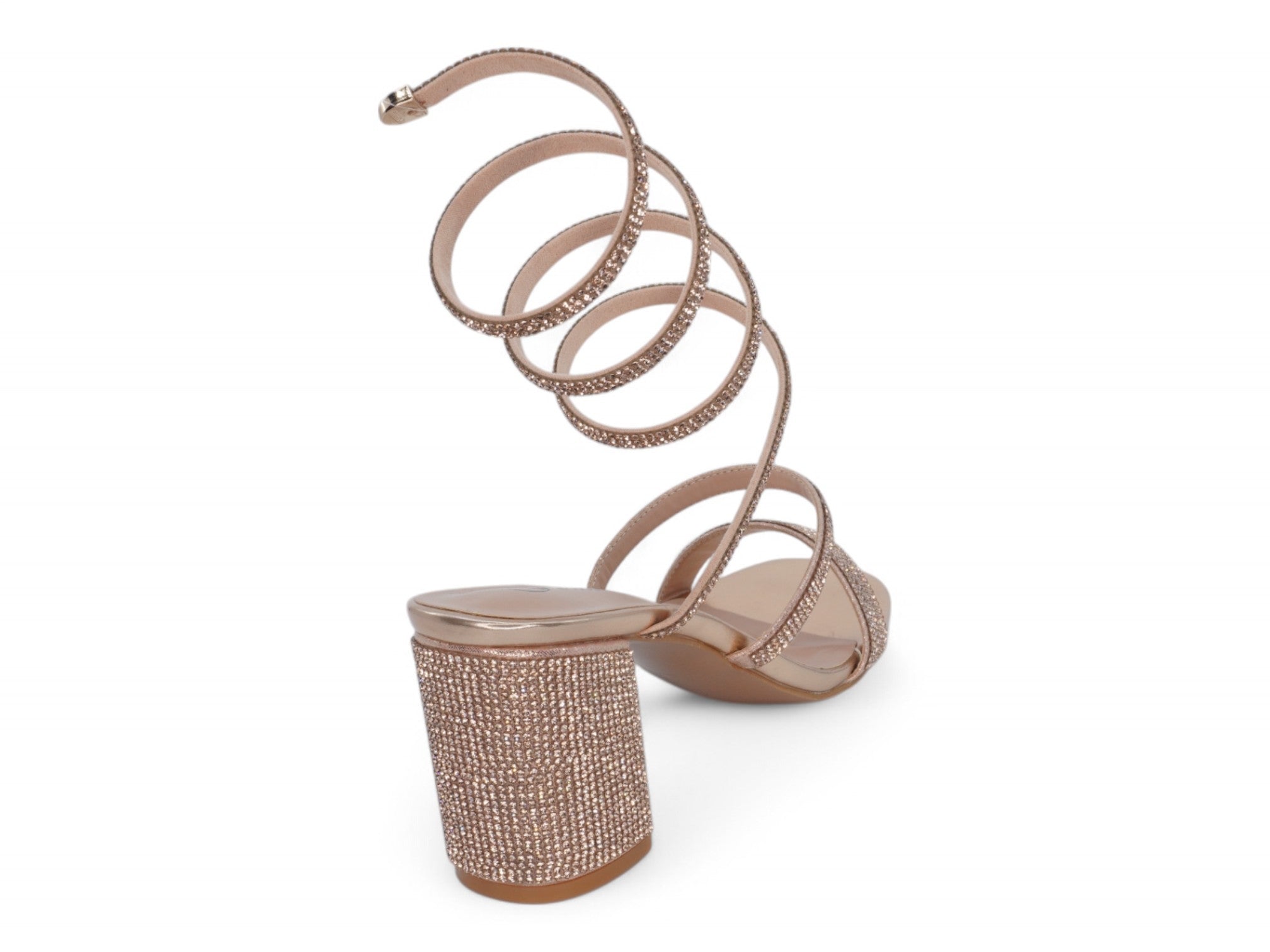 Women's Rose Gold Lennox Spiral Heel