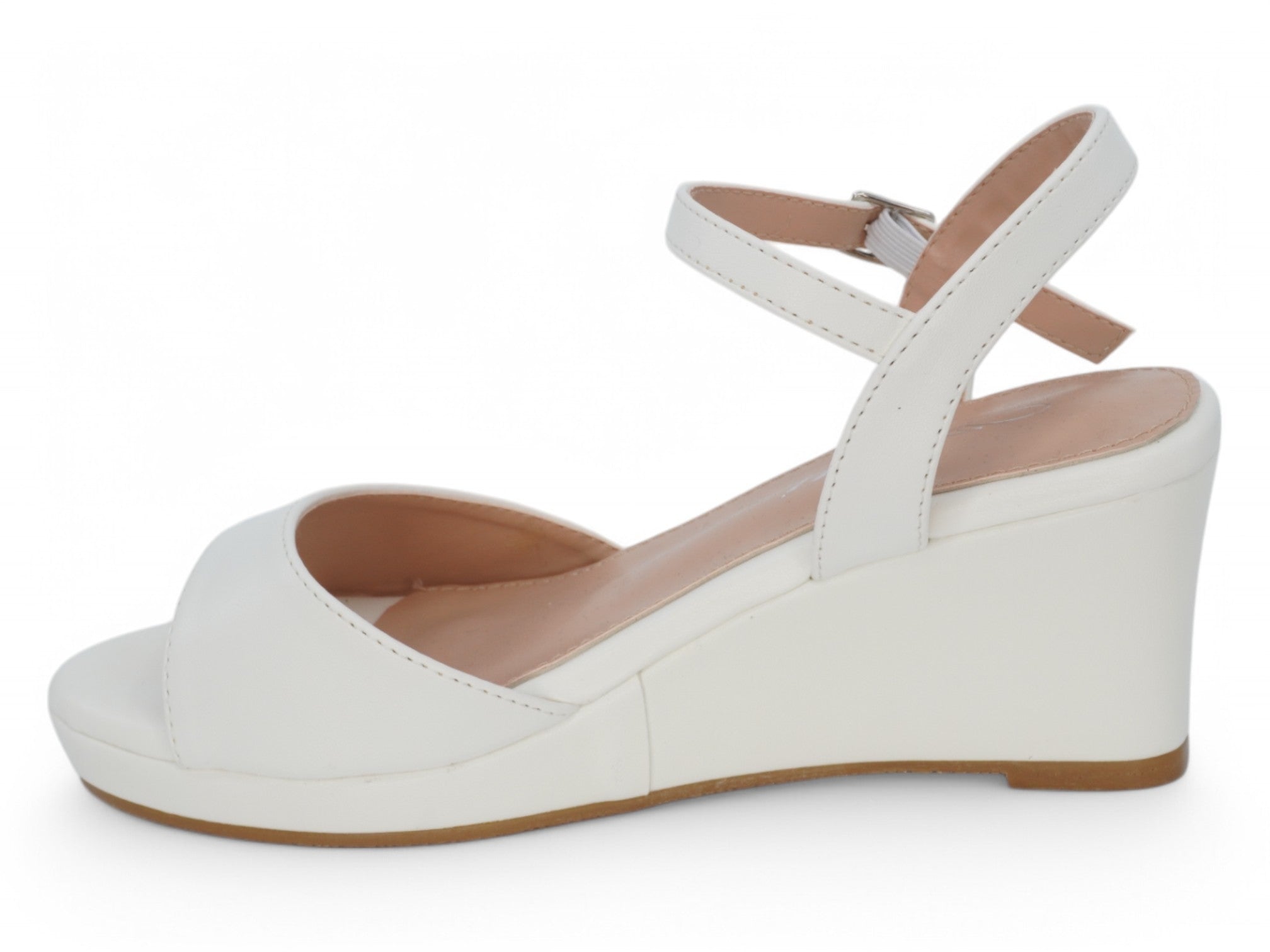 Women's White Leah Wedge